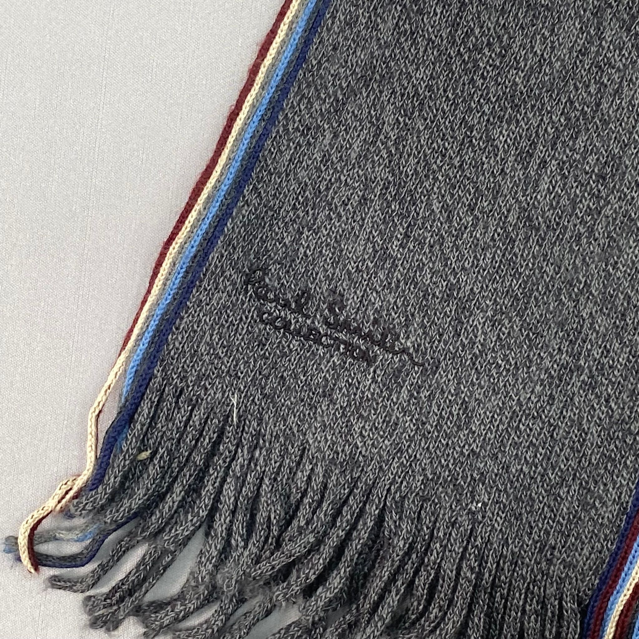 Paul Smith Vintage Paul Smith Scarf Muffler Wool Ribbed Knit Scarves Size ONE SIZE - 4 Thumbnail