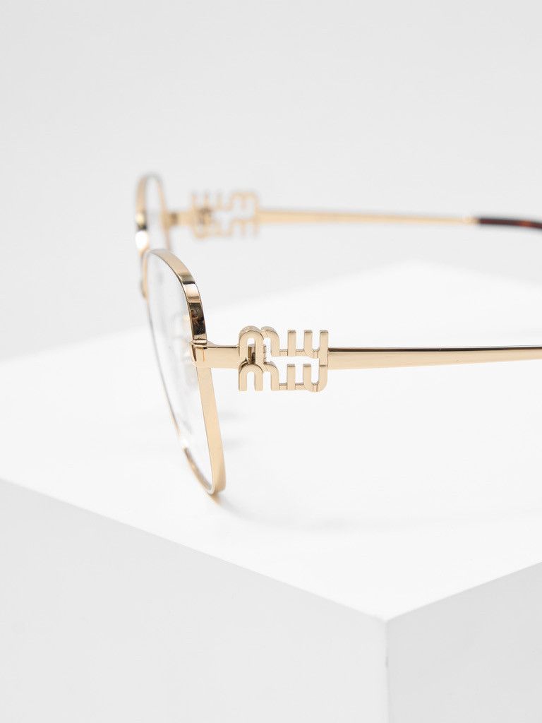 Miu Miu MIU MIU 0MU 50XV ZVN1O1 GLASSES Size ONE SIZE - 5 Thumbnail