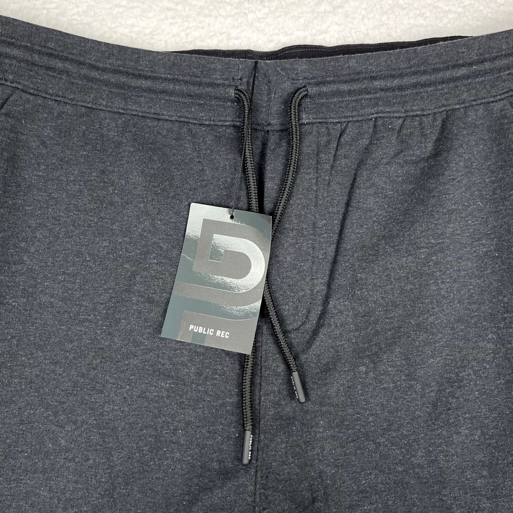 Vintage NWT Public Rec Weekend Jogger Men 40x30 French Terry Cotton Heather Charcoal Pants Size US 40 / EU 56 - 2 Thumbnail