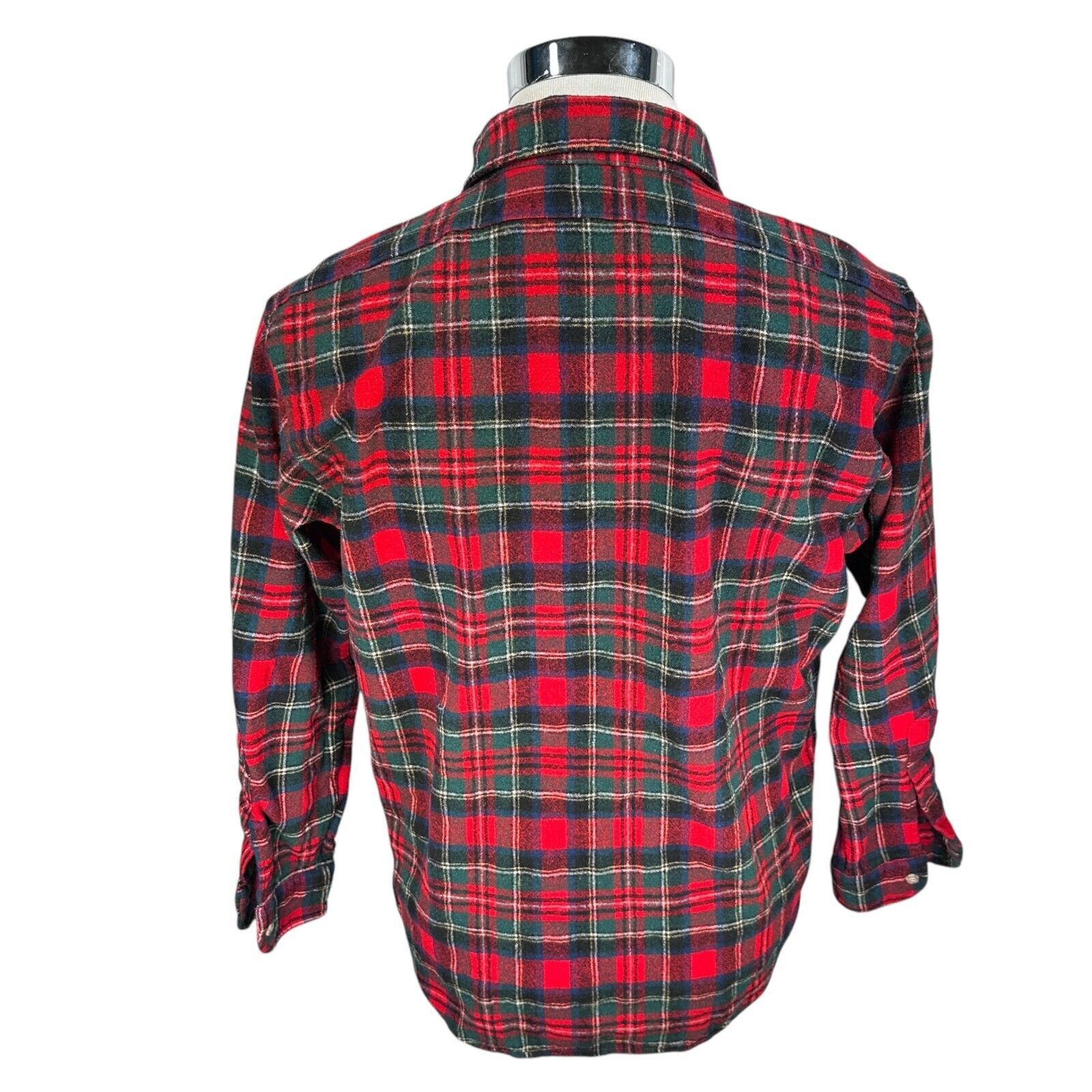 Pendleton Vintage Pendleton Flannel Shirt Mens Large Red Wool Christie Size US L / EU 52-54 / 3 - 5 Thumbnail