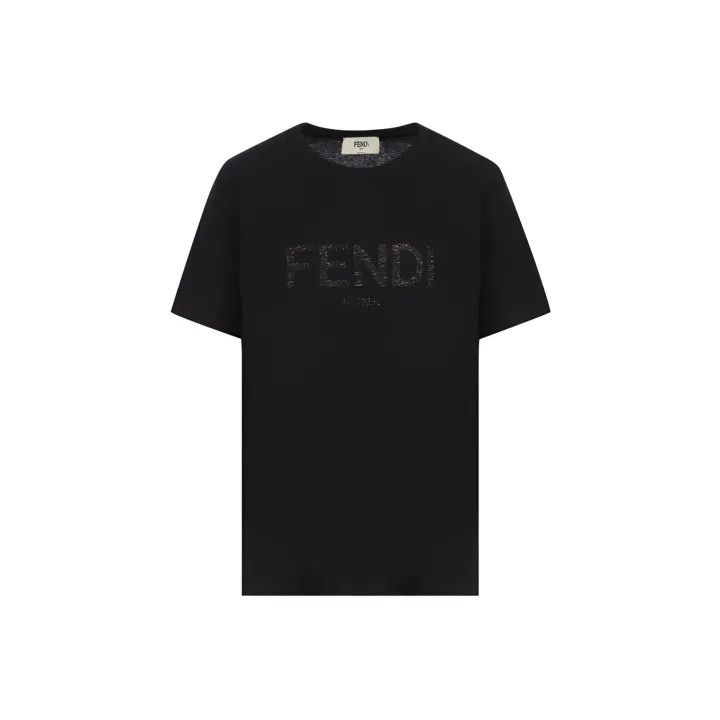 Fendi Fendi Short Sleeve Logo T-Shirt for Men 0079 Size US M / EU 48-50 / 2 - 1 Thumbnail