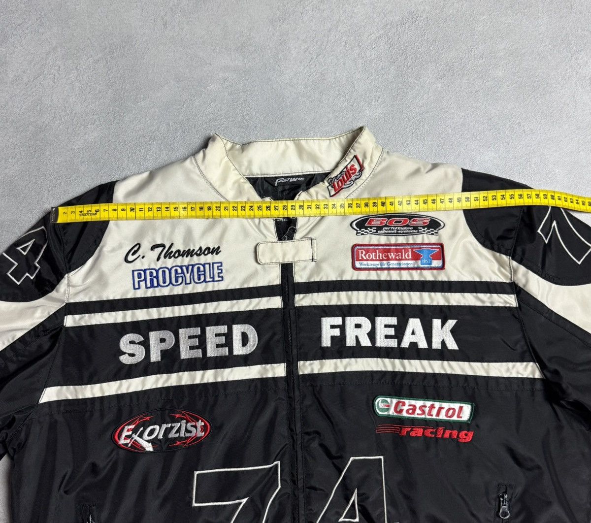 Vintage Fast Lane Speed Freak Vintage Racing Bomber Jacket Size US XXL / EU 58 / 5 - 19 Thumbnail