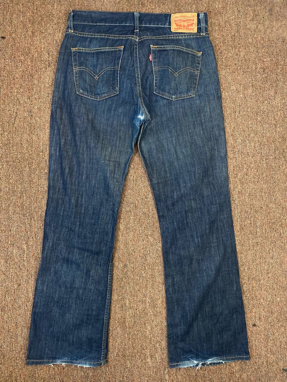 Levi's levis 527 bootcut flare distressed denim nice design Size US 36 / EU 52 - 1 Thumbnail