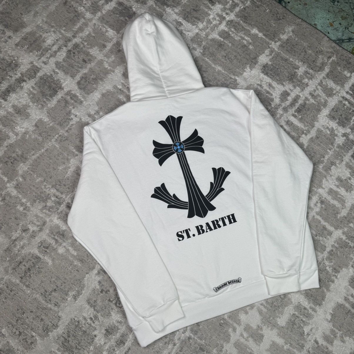Chrome Hearts St barths cross pullover hoodie Size US L / EU 52-54 / 3 - 1 Thumbnail