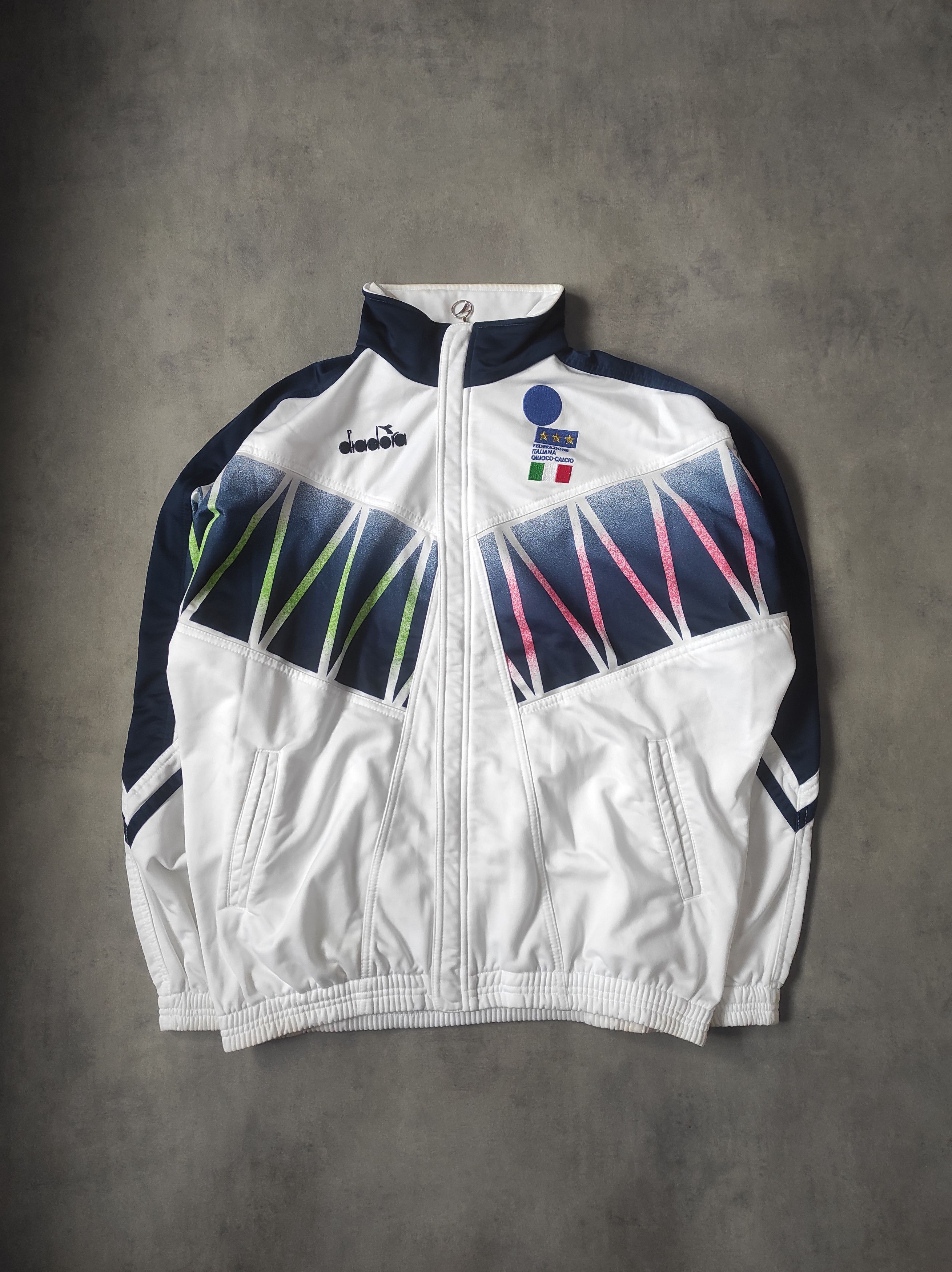Diadora vintage italy jacket world cup 1994 Size US L / EU 52-54 / 3 - 2 Thumbnail