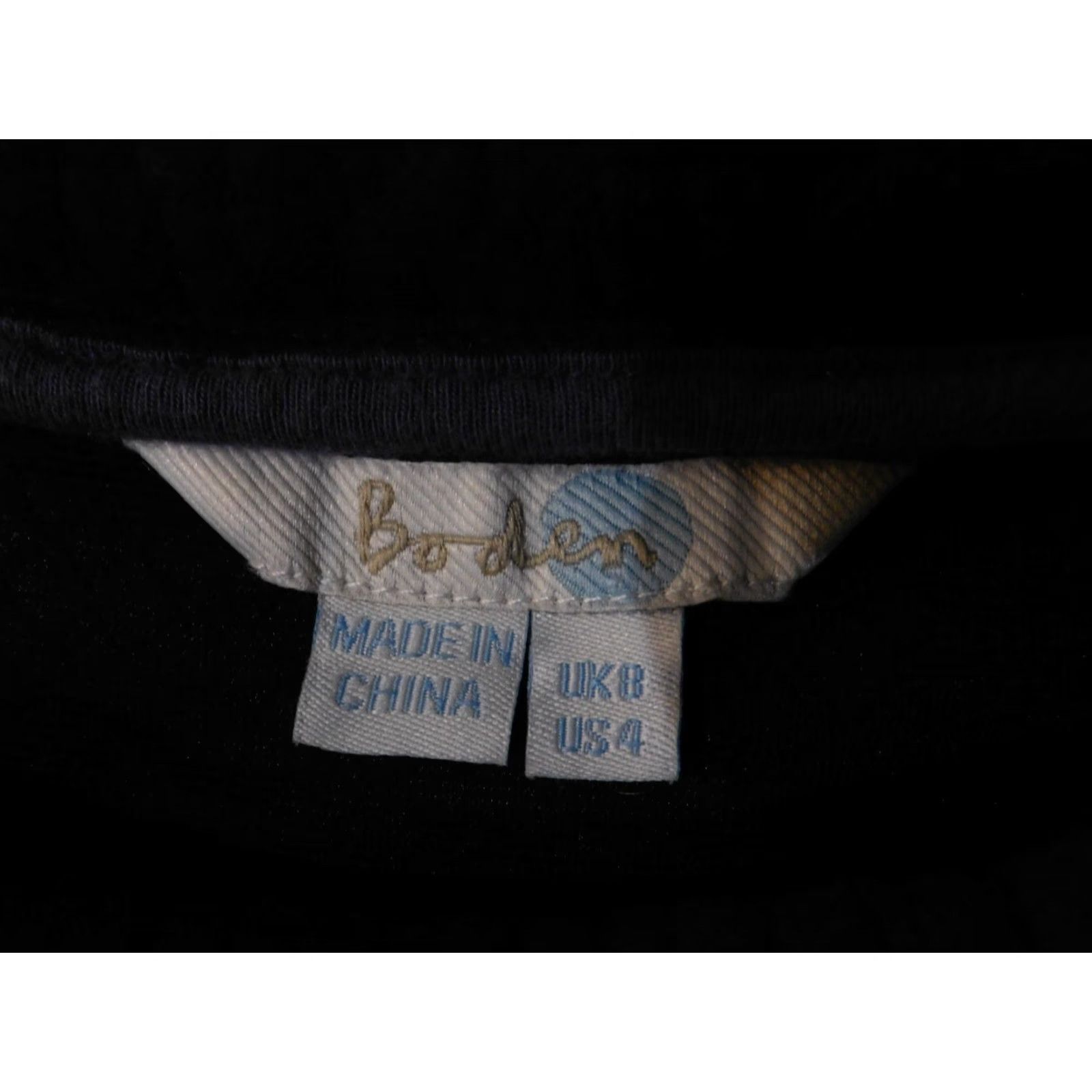 Boden Boden Sweater Womens Regular Size 4 Black Long Sleeve Knit Pullover Stretch Cuffed End Women's Pullover Knit Sweater Size S / US 4 / IT 40 - 7 Thumbnail