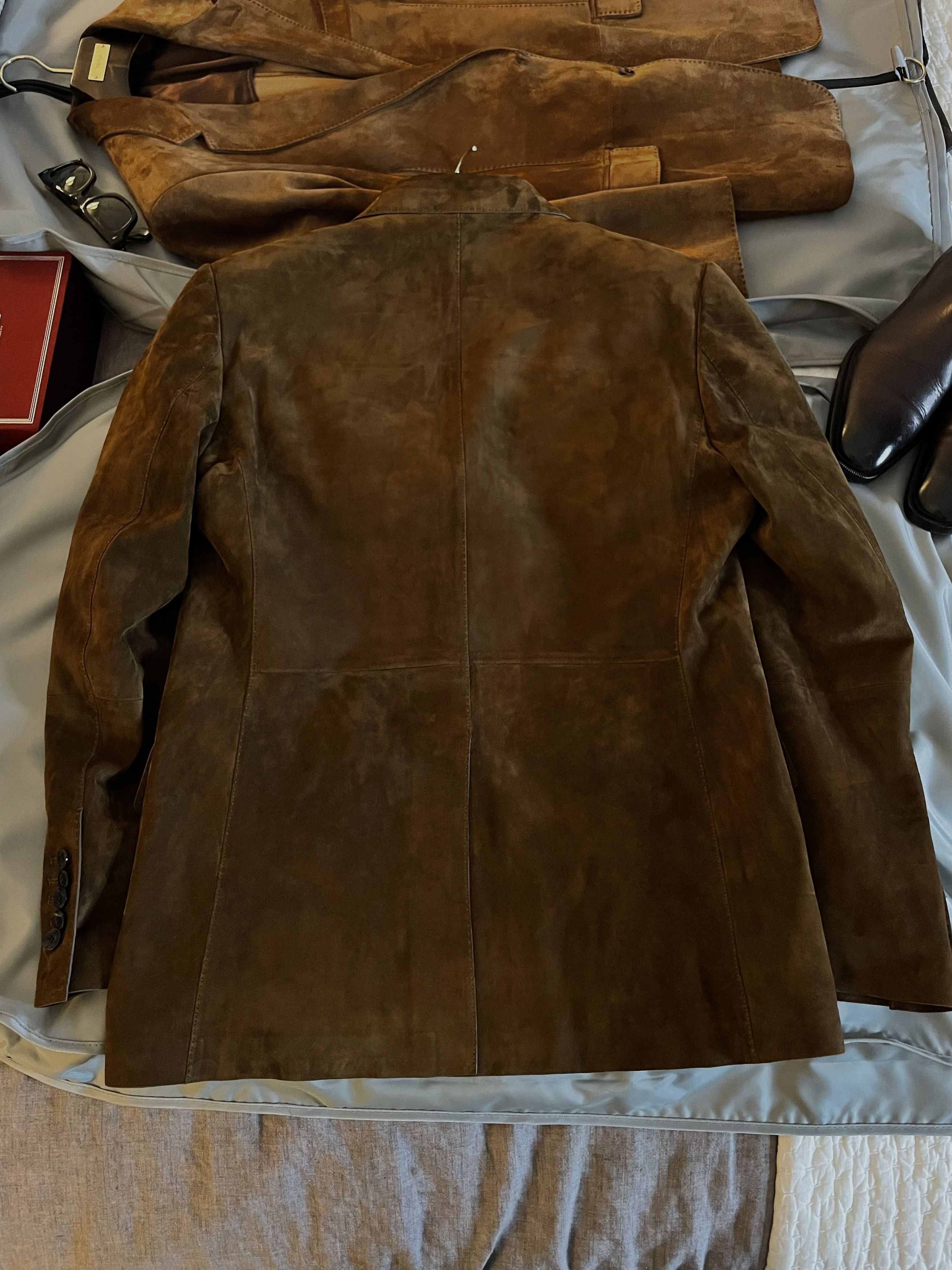 Tom Ford Ultimate Rare $10,700 w/tax TOM FORDSuede Blazer, Tom's Fave Size US L / EU 52-54 / 3 - 17 Thumbnail