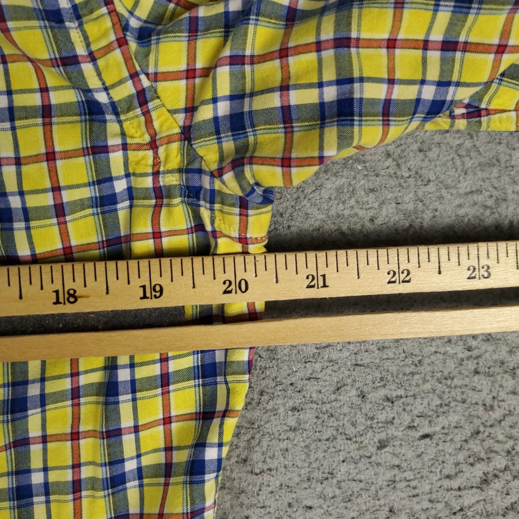 Ralph Lauren Ralph Lauren Shirt Mens Small Yellow Plaid Button-Up Long Sleeve Double Layered Cotton Classic Modern 90s Preppy Mens S Yellow Plaid Button-Down Size US S / EU 44-46 / 1 - 7 Thumbnail