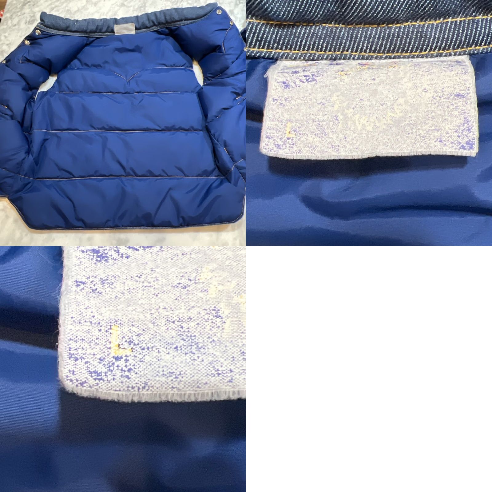 Vintage VINTAGE 70’s Sundance Products Denim Goose Down Puffer Vest Men Large Western Blue Size US L / EU 52-54 / 3 - 9 Thumbnail