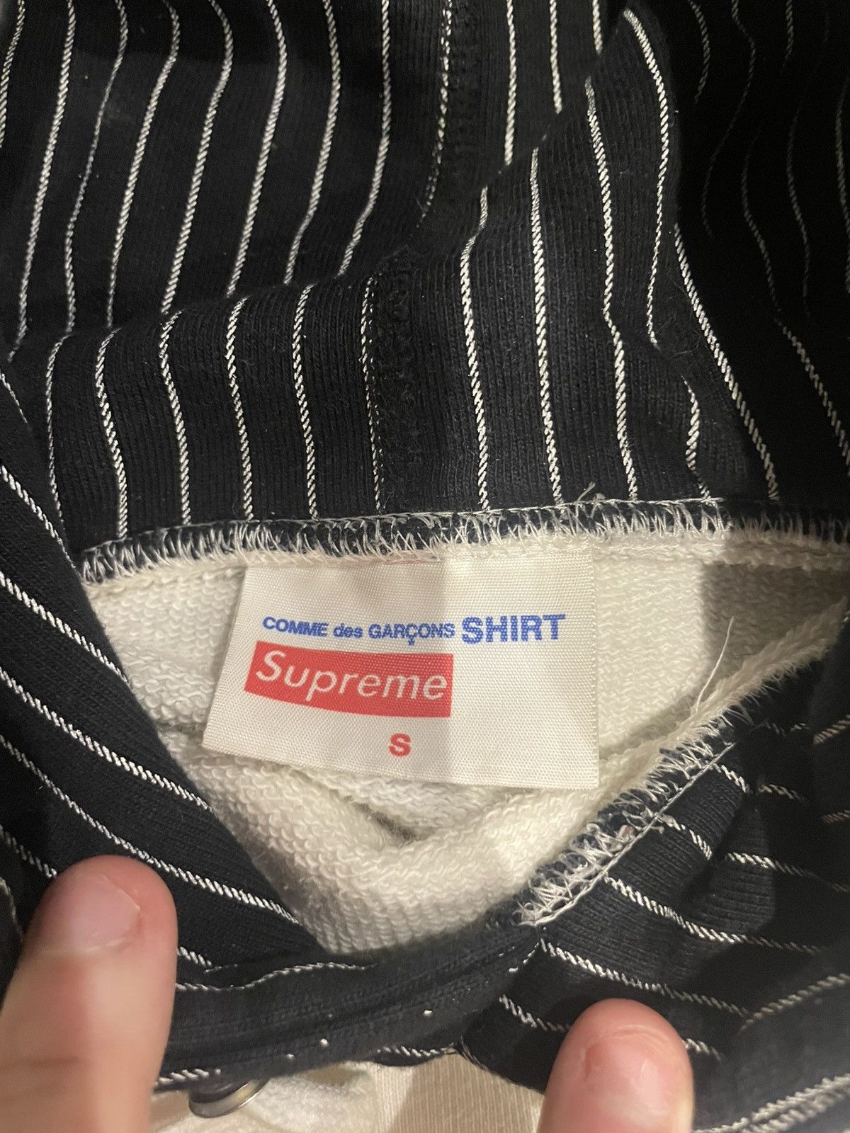 Supreme x Comme des Garcon Harold Hunter Box Logo Sweatshirt