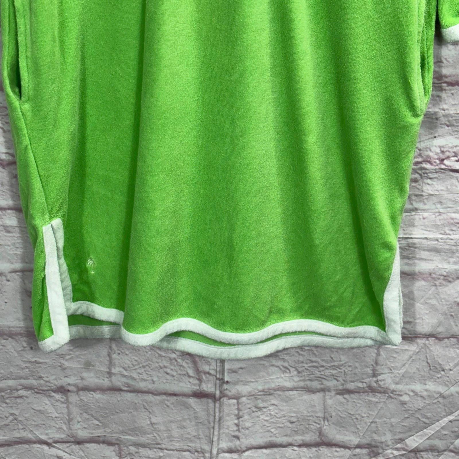 Other Lilly Pulitzer XS Green Terrycloth Hooded Cover Size ONE SIZE - 5 Thumbnail