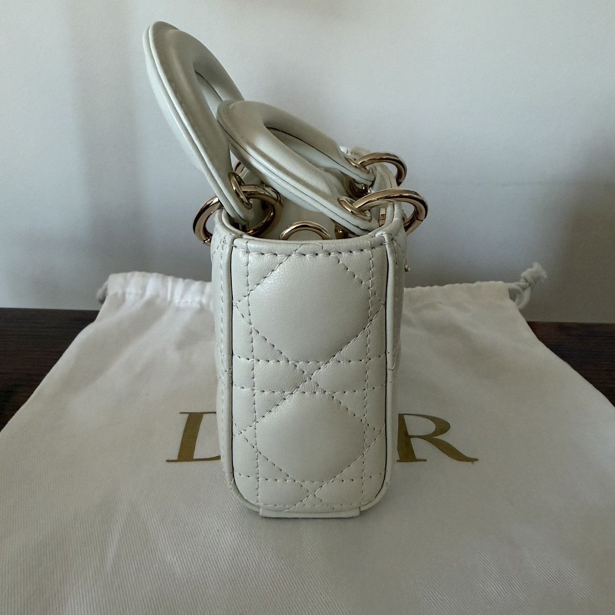 Dior Dior Lady D-Joy Micro Latte Cannage Lambskin— Gently used Size ONE SIZE - 2 Thumbnail