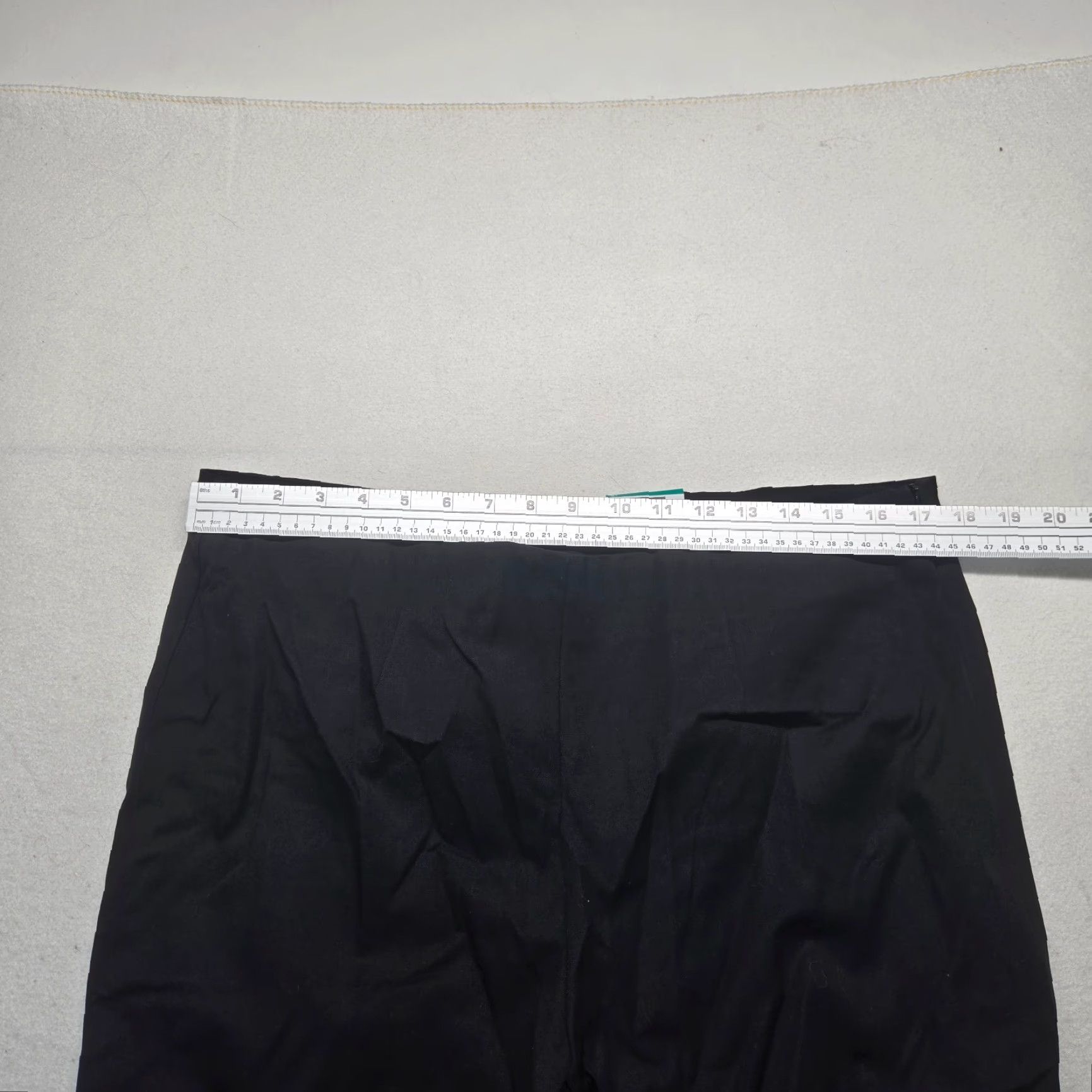 Vintage Time and Tru Skinny Side Zip Pants Women's 16 Black Stretch Multi Occasion Size 38" / US 16 / IT 52 - 3 Thumbnail