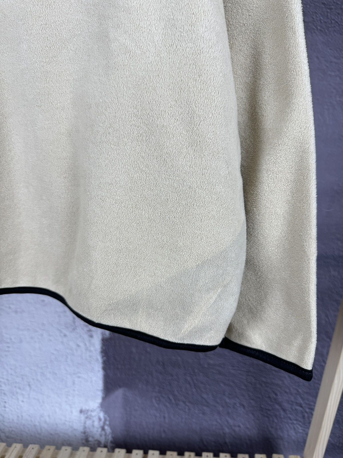 Japanese Brand Uniqlo vintage beige half zip pullover fleece sweater Size US XL / EU 56 / 4 - 8 Thumbnail