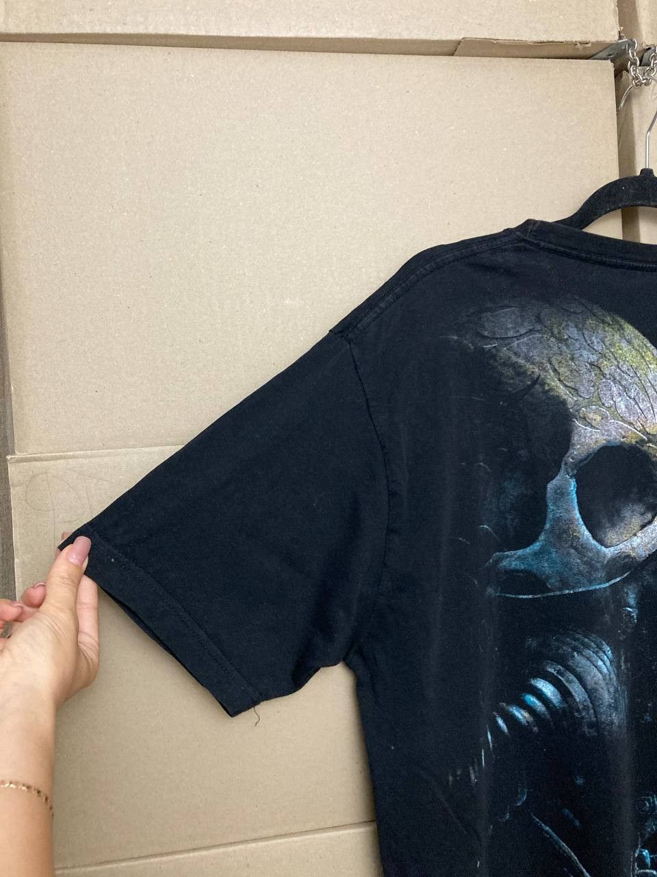 Affliction VINTAGE SPIRAL Y2K SKULL SKATE GOTH T SHIRT TEE AFFLICTION Size US XL / EU 56 / 4 - 4 Thumbnail