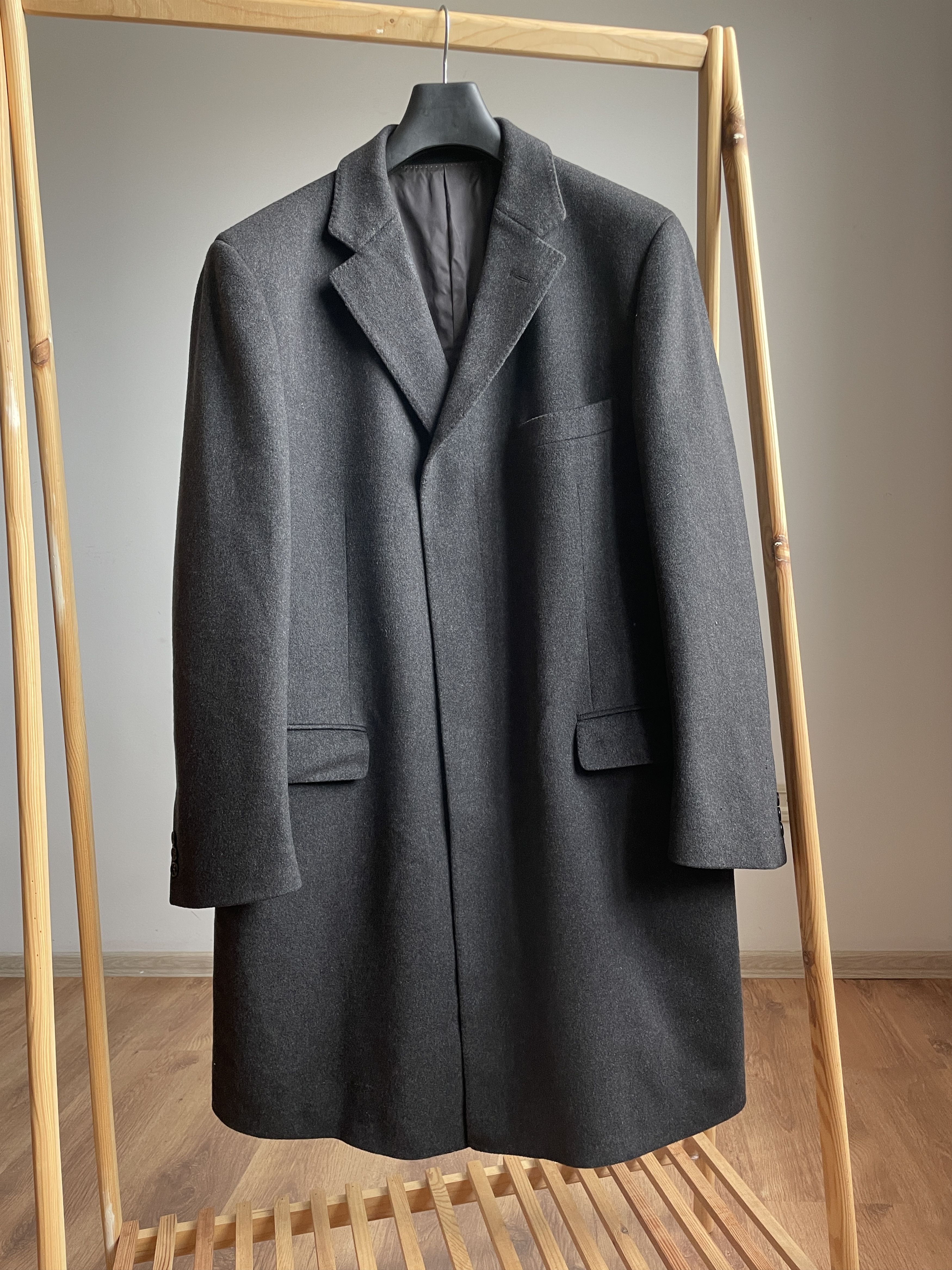 Ermenegildo Zegna Ermenegildo Zegna Soft Pure Wool Vintage Overcoat Size US XL / EU 56 / 4 - 1 Thumbnail