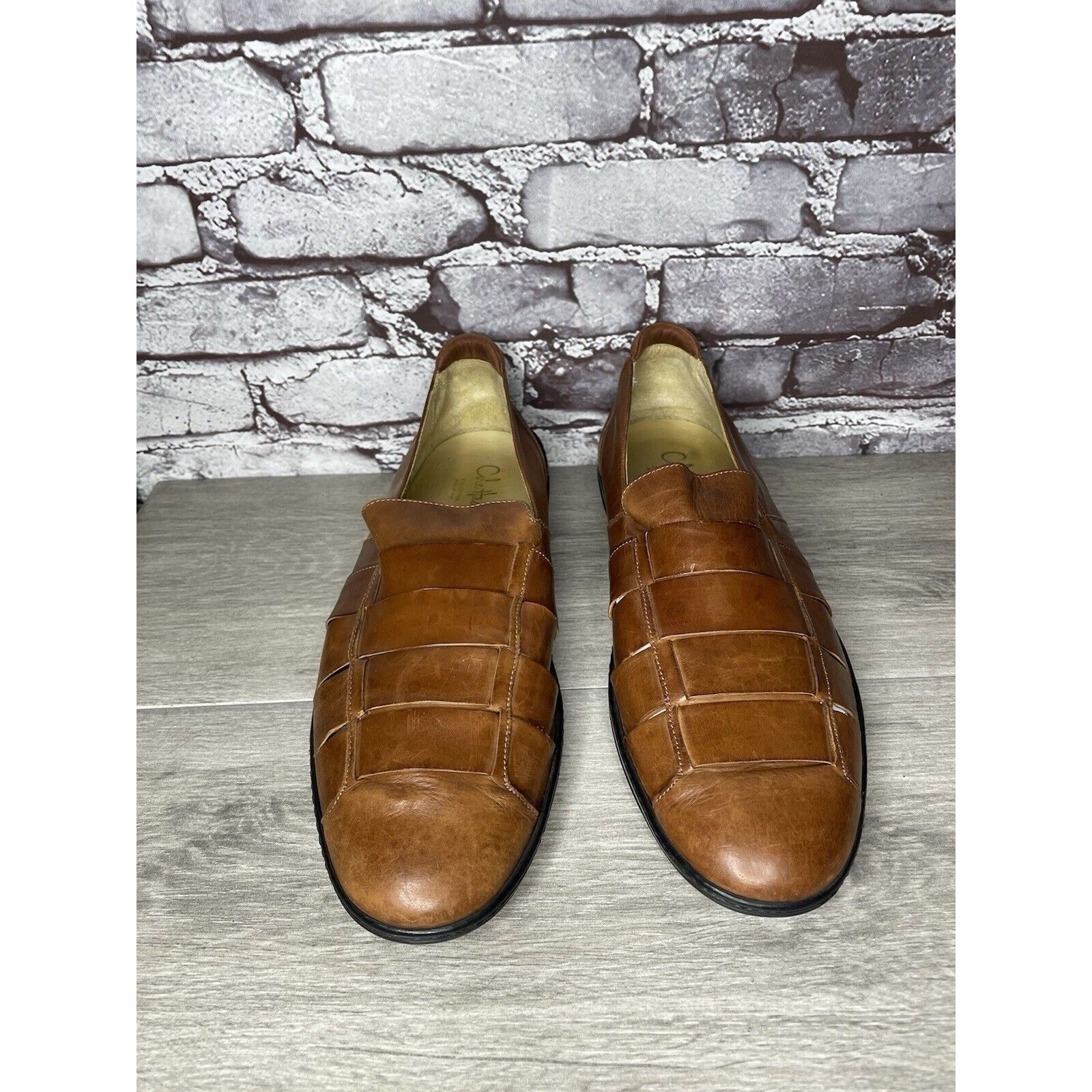 Cole Haan Cole Haan Collection Air Brown Leather Fisherman Sandals Men Size US 12 / EU 45 - 16 Thumbnail