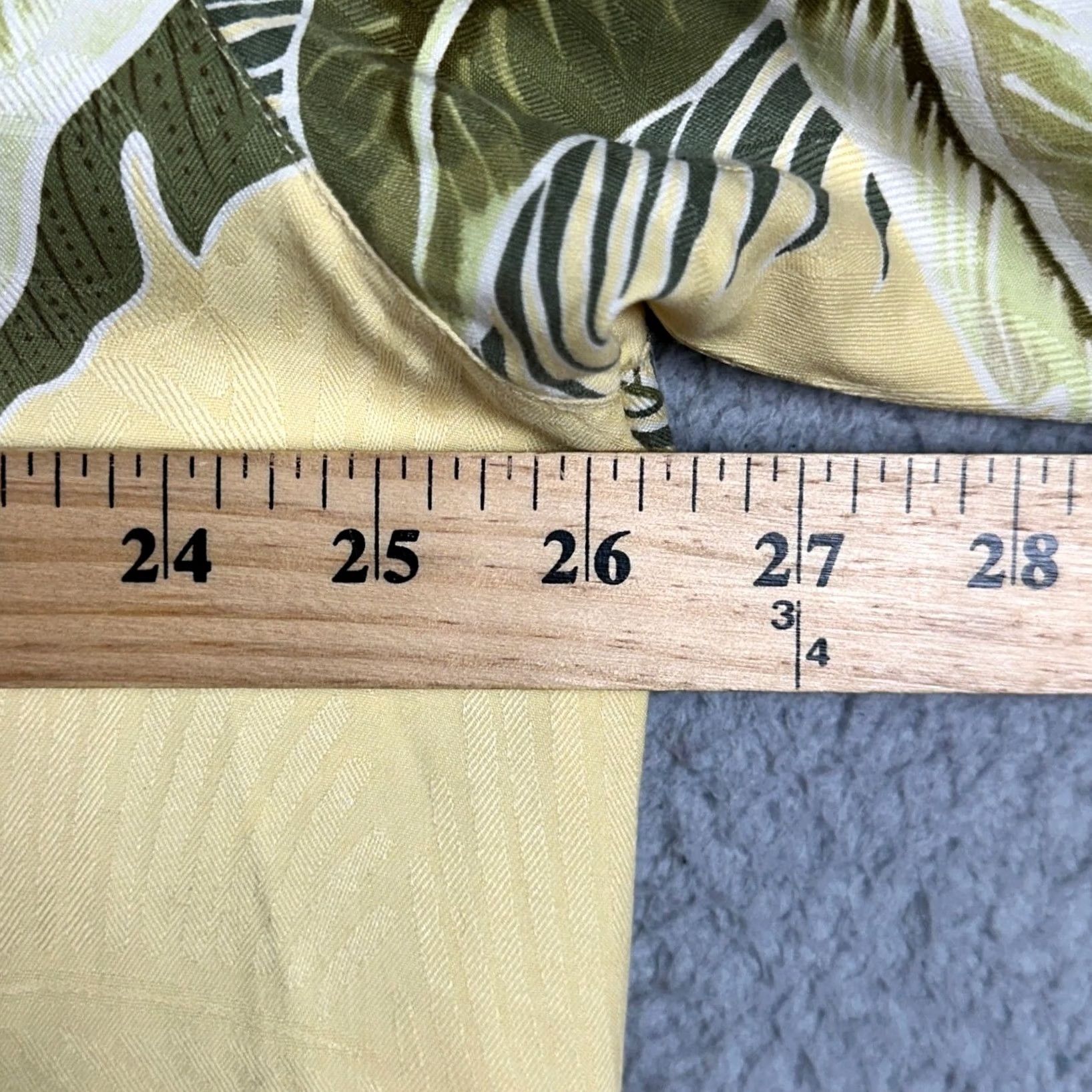 Tommy Bahama VINTAGE Tommy Bahama Shirt Mens XL Yellow Green Hawaiian Tropical Floral Palm Leaf Size US XL / EU 56 / 4 - 6 Thumbnail