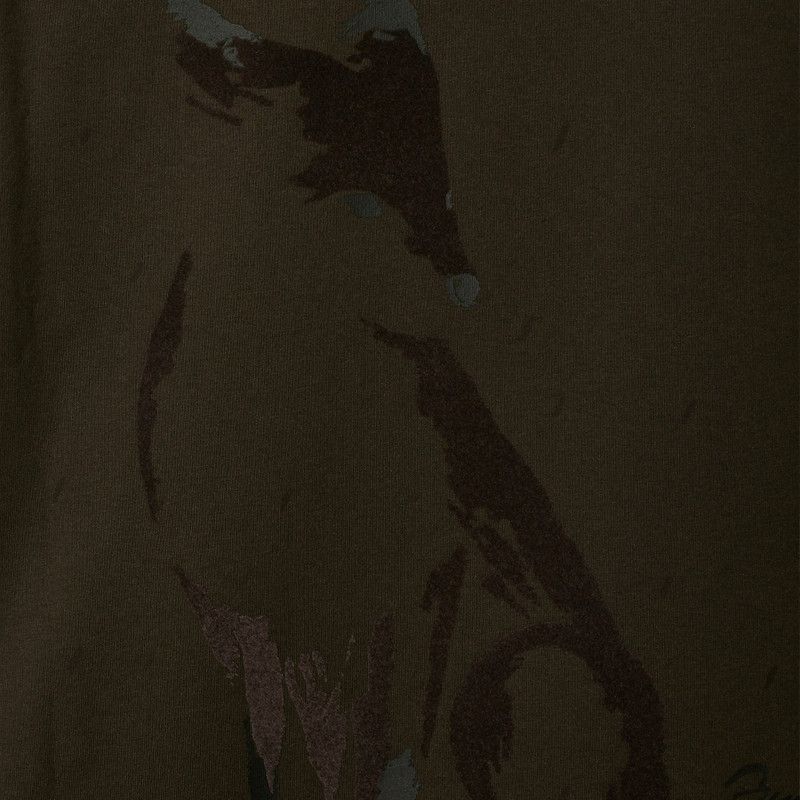 Burberry o1w1db10326 Fox Cotton T-Shirt in Green Size US XS / EU 42 / 0 - 6 Thumbnail