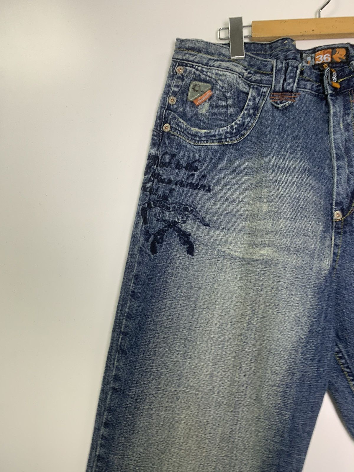Akademiks × Vintage Vintage Akademiks distress jeans Size US 36 / EU 52 - 4 Thumbnail