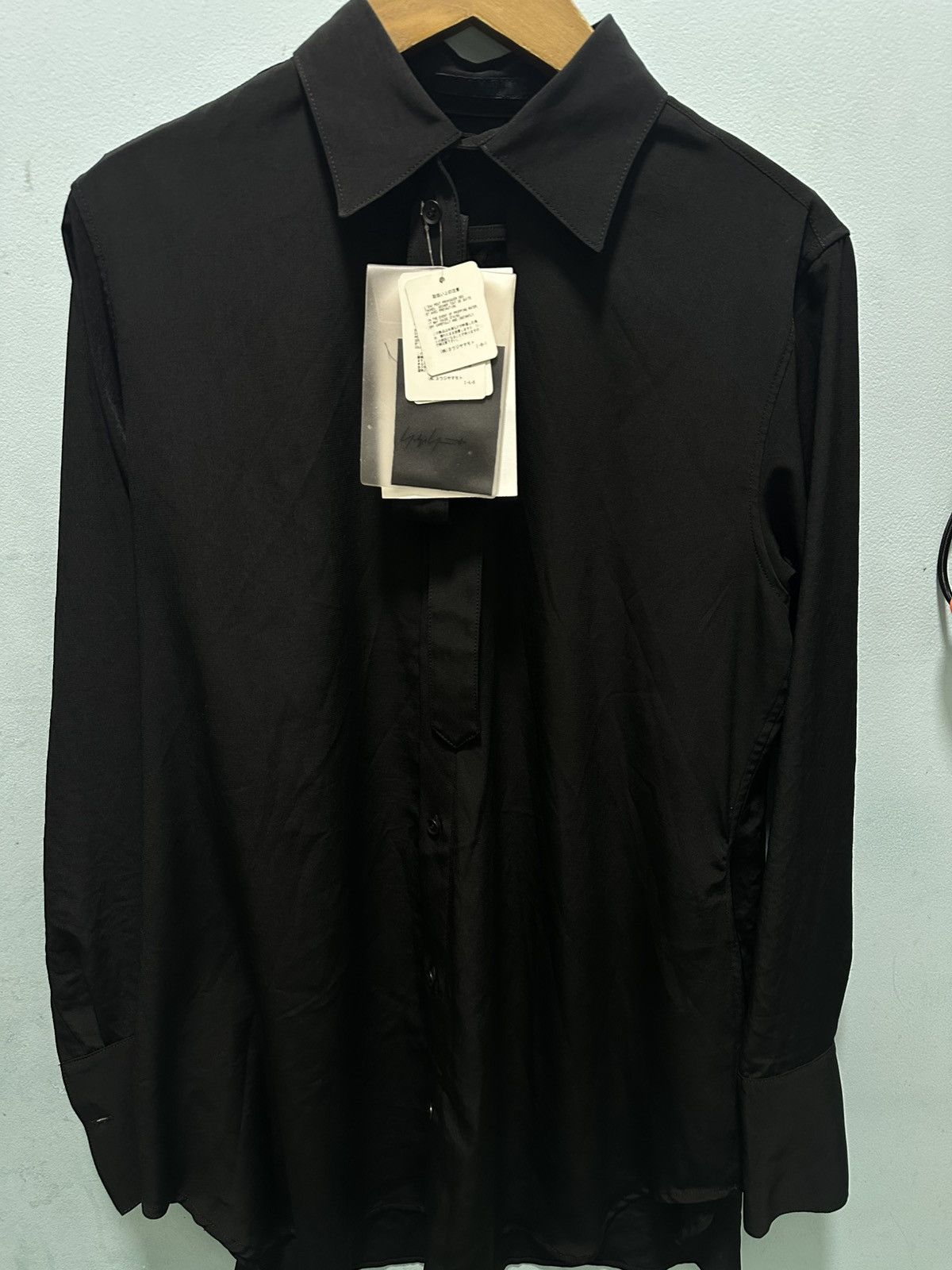 Yohji Yamamoto YOHJI YAMAMOTO Lace Fastening Blouse Size S / US 4 / IT 40 - 1 Thumbnail