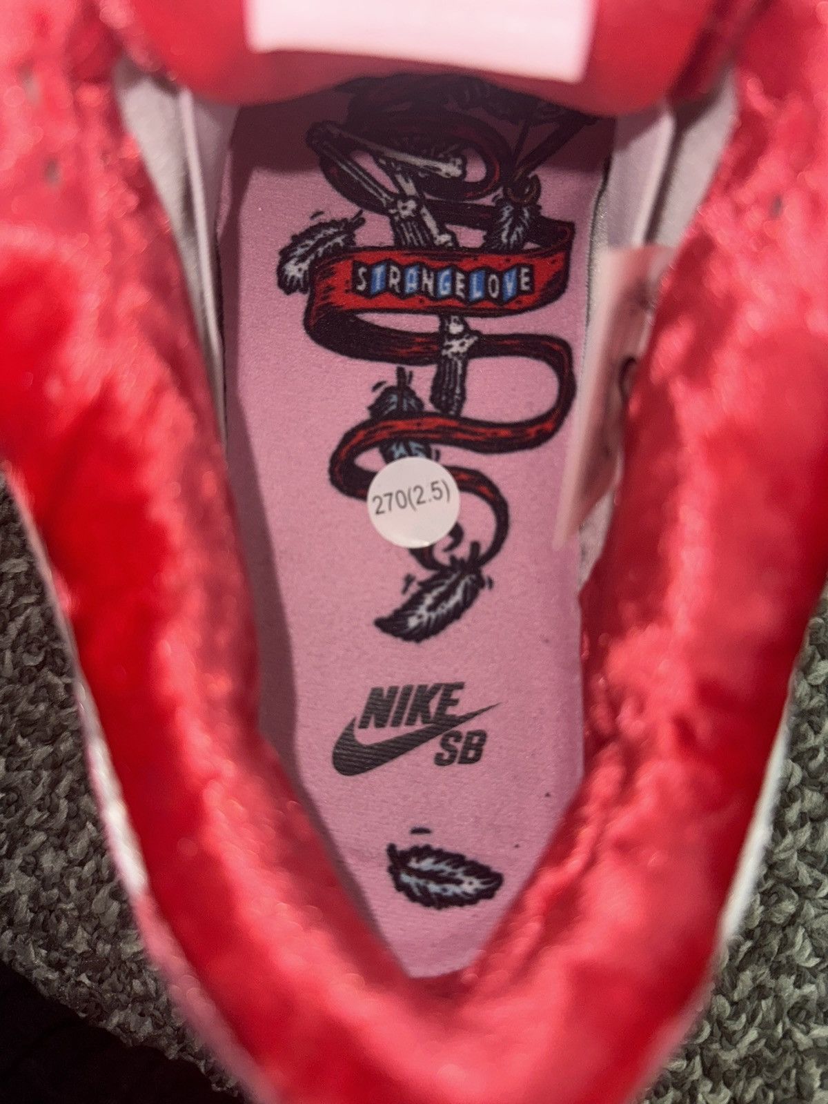 Nike × StrangeLove Skateboards Nike SB Dunk Low StrangeLove Deadstock Size US 9 / EU 42 - 10 Thumbnail