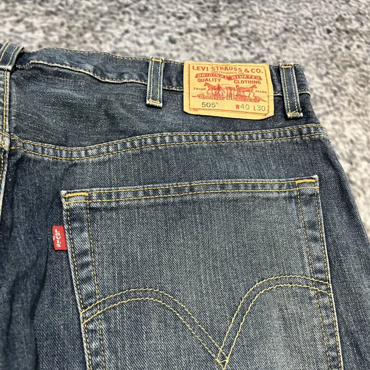 Levi's Vintage Levi's 505 Regular Fit Grunge Skater Jeans 2000s Size US 40 / EU 56 - 5 Thumbnail