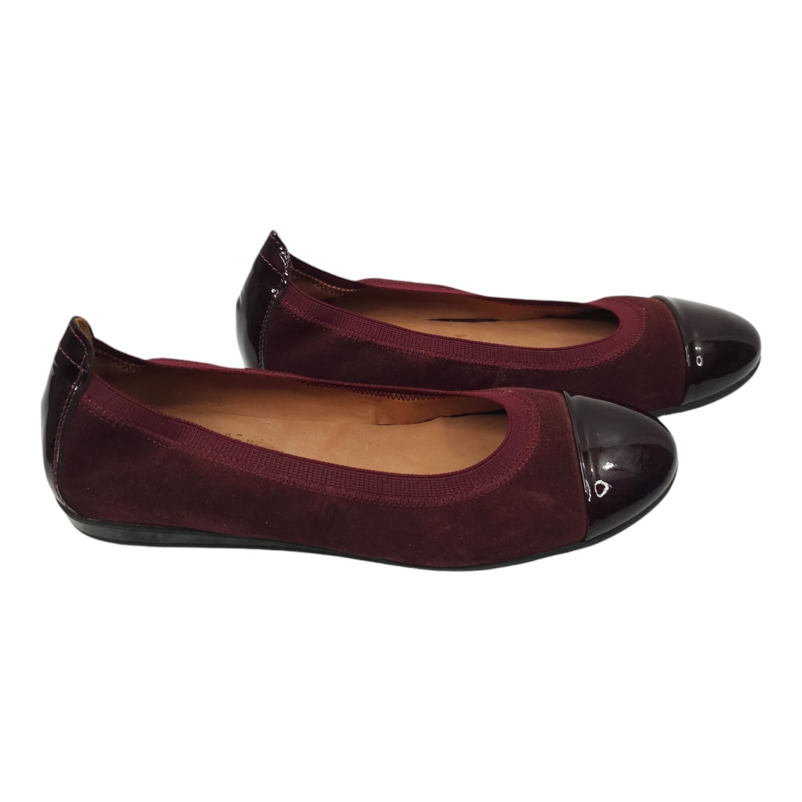 Other Marroqui Sanchez Ballet Flat Womens 8.5 Burgundy Size US 8.5 / IT 38.5 - 12 Thumbnail