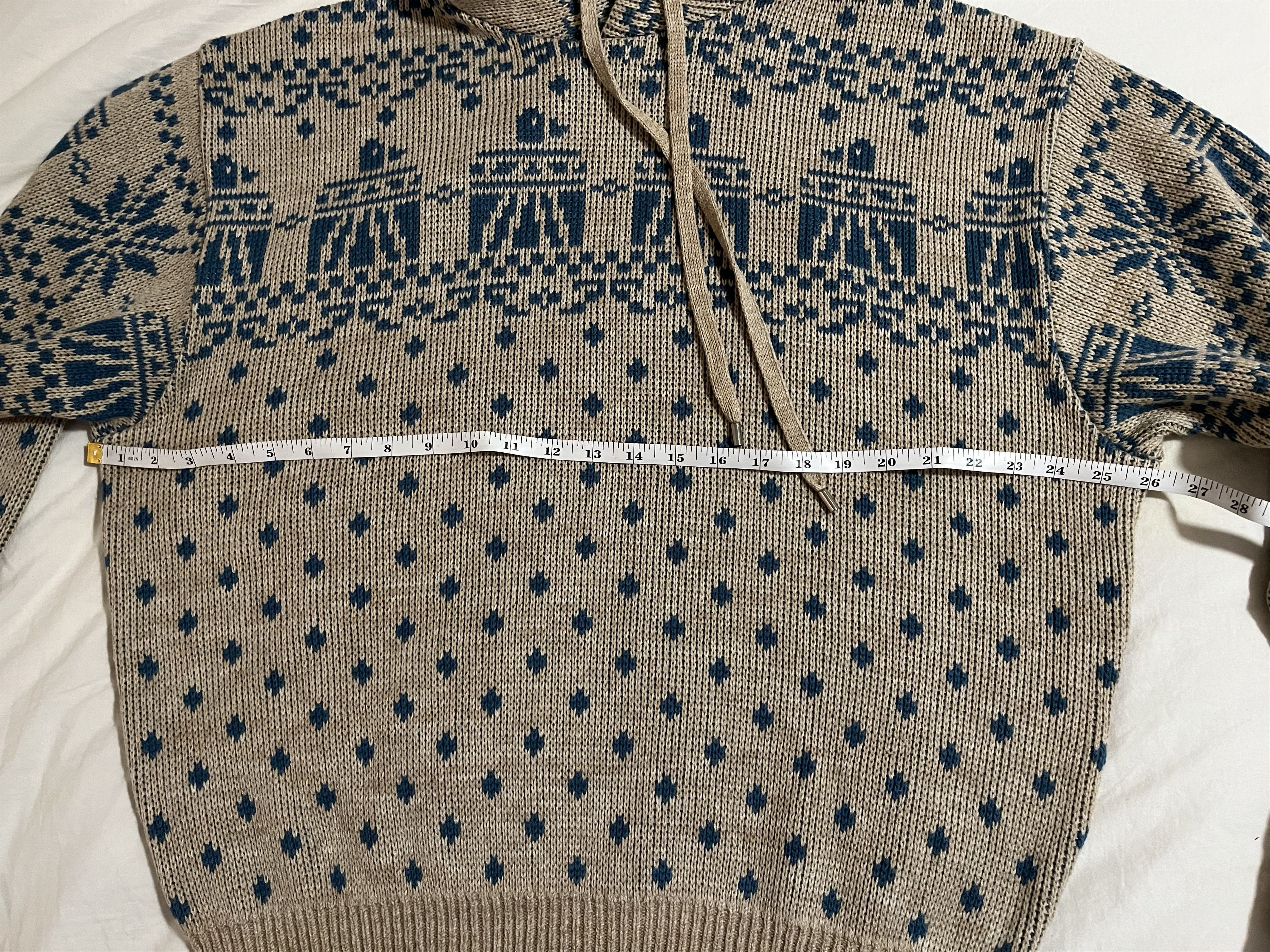Kapital 5G Jacquard Knit Hood Sweater (Santo Domingo) Size US L / EU 52-54 / 3 - 3 Thumbnail