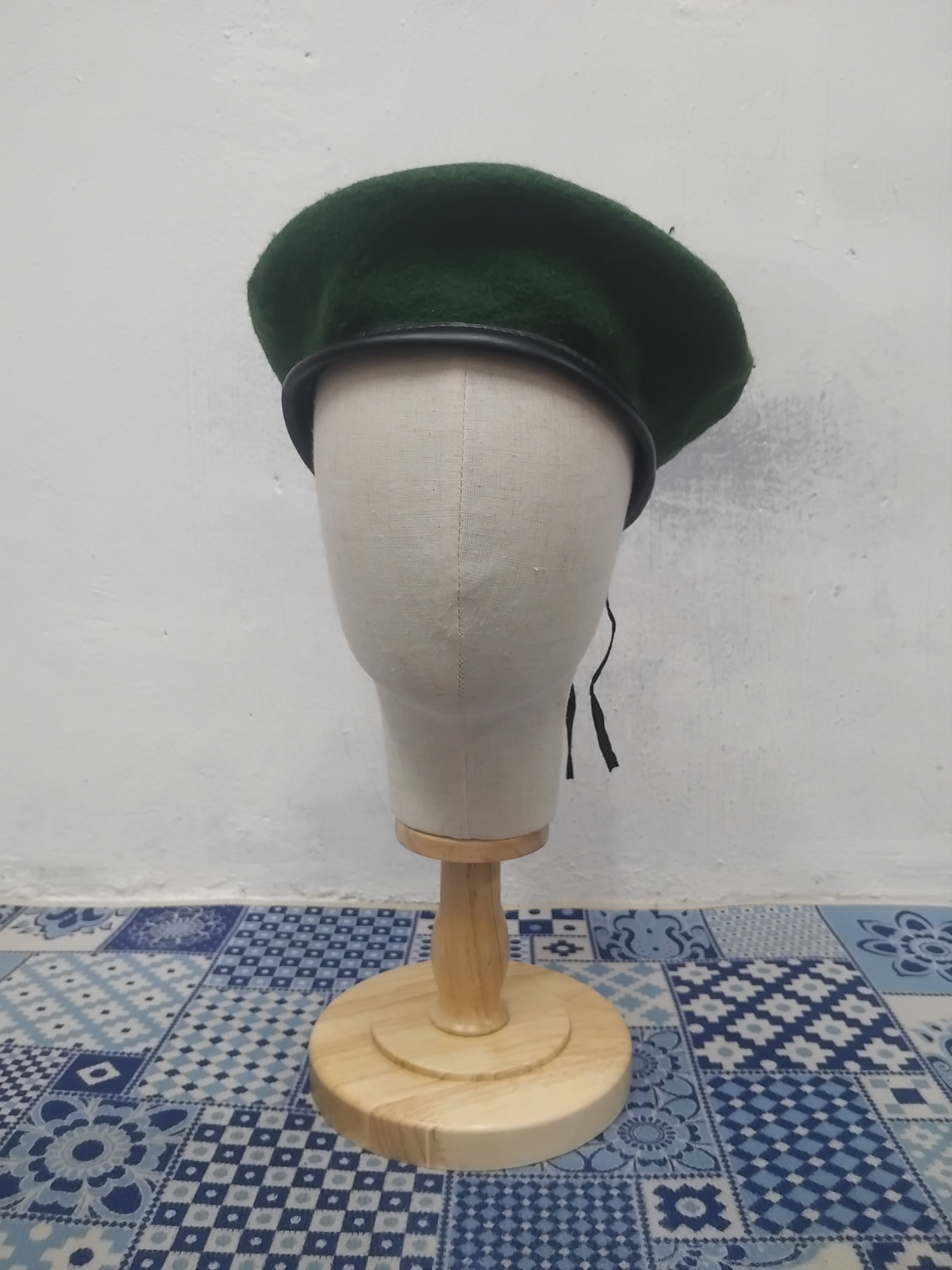 PPFM Military green colour style in France beret Size 38 - 4 Thumbnail