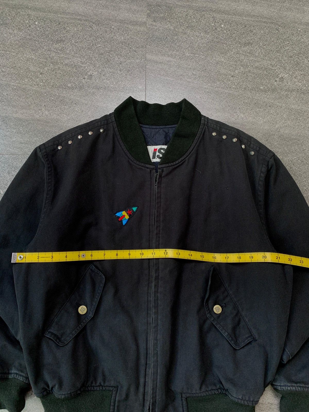 Issey Miyake FREE TAX ! 80s IS Logo Bomber Jacket Size US M / EU 48-50 / 2 - 18 Thumbnail