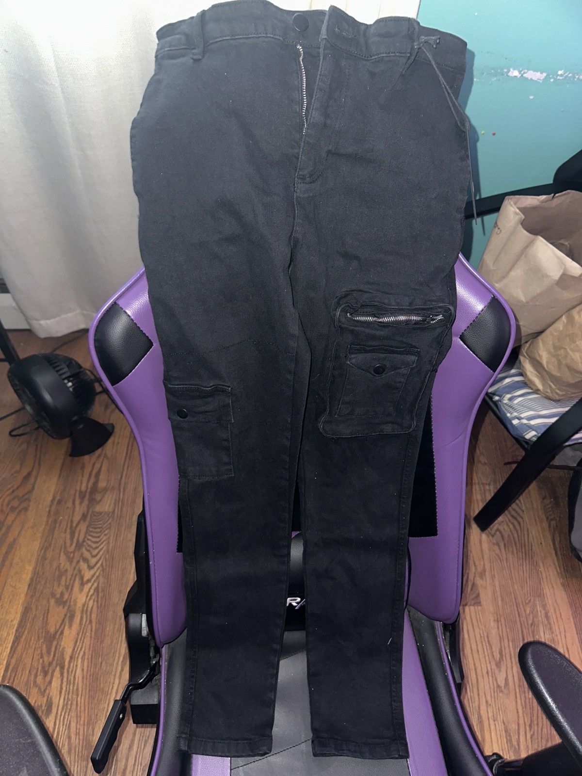 Fashion Nova Been Knowing Cargo Twill Pants Size US 34 / EU 50 - 1 Thumbnail