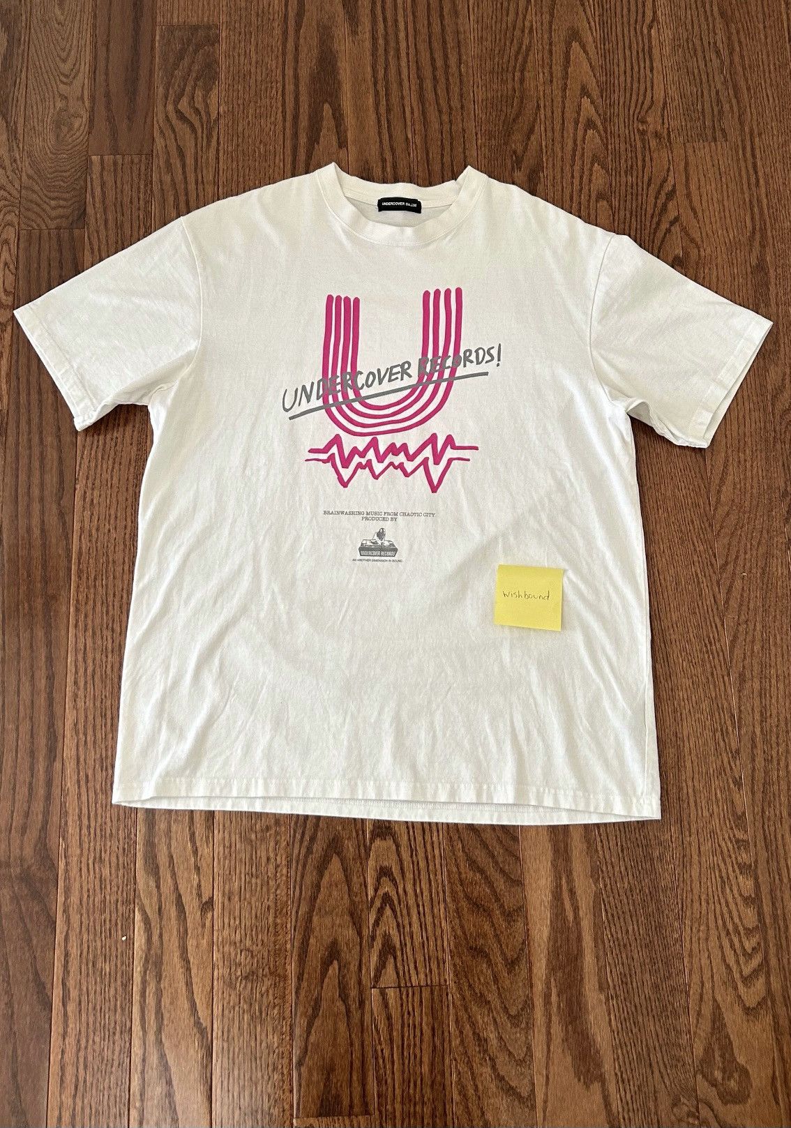 Undercover Undercover Records Logo Pink White Shirt Size US L / EU 52-54 / 3 - 5 Thumbnail