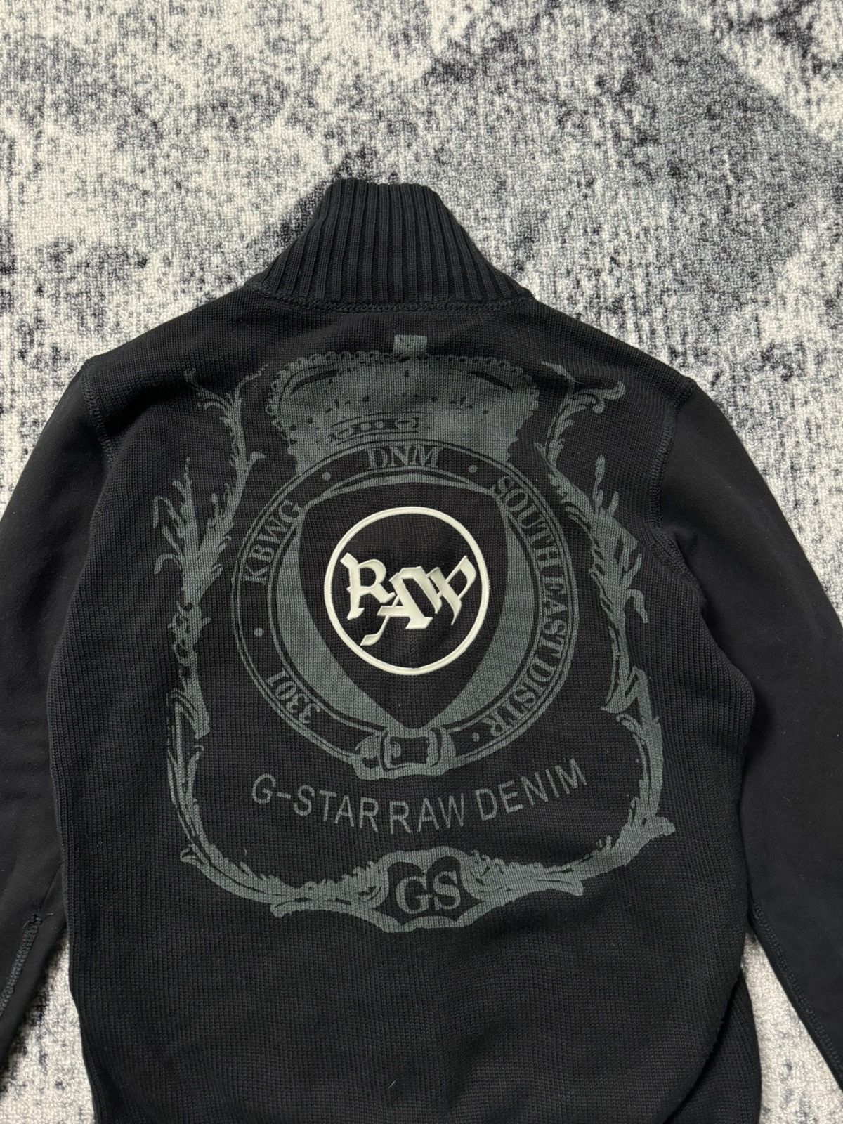 G-Star Vintage G Star Raw Sweater Zip up Mix Vest Knit Ribbed Y2K Size M / US 6-8 / IT 42-44 - 2 Thumbnail