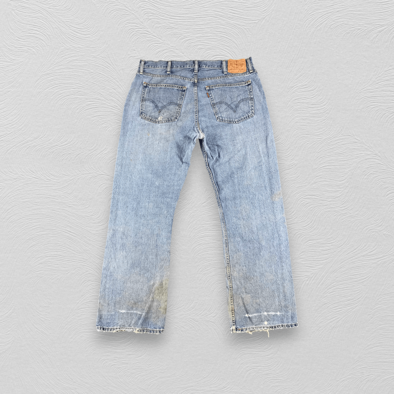 Levi's Vintage Levis 527 Jeans Dirty Blue Flare Denim KJ223 Size US 38 / EU 54 - 2 Thumbnail
