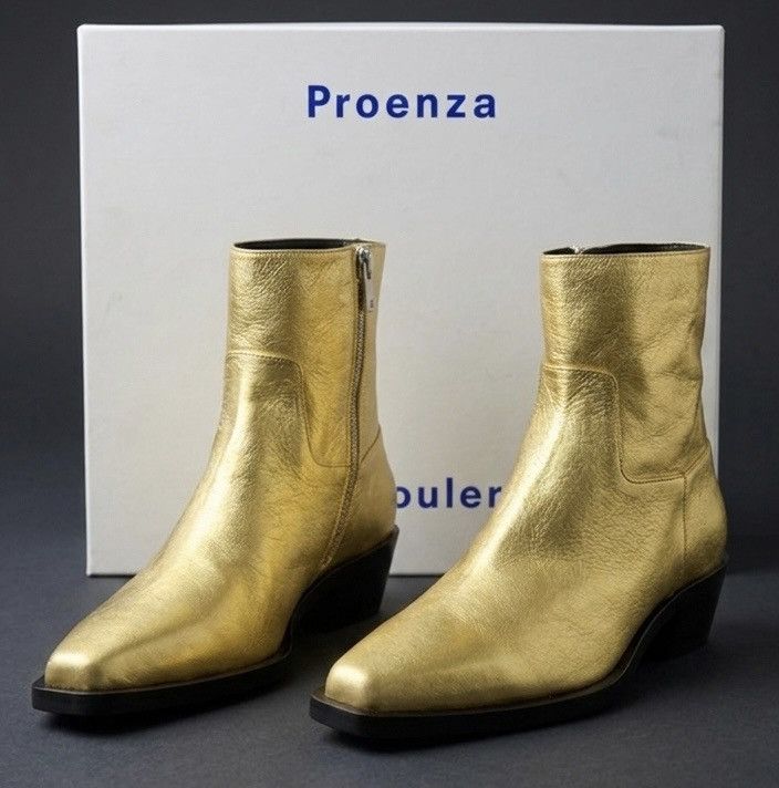 Proenza Schouler Bronco Ankle Boots/Lamb Cowboy Bootie - Size 37/US 7 Size US 7 / IT 37 - 1 Thumbnail