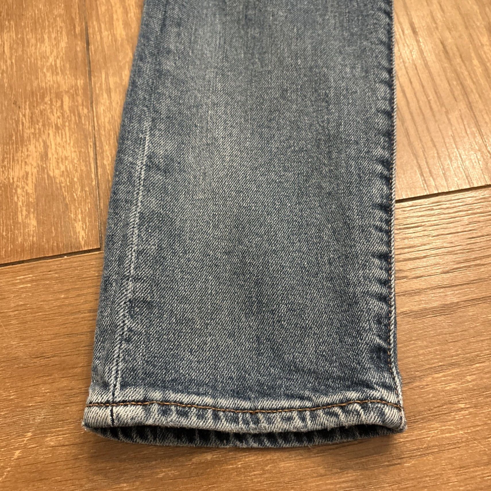 Levi's Levi's 512 Slim Taper Jeans Men 31x32 Blue Denim Stretch Distressed Mid Rise 5-Pocket Denim Mens Size US 31 - 3 Thumbnail