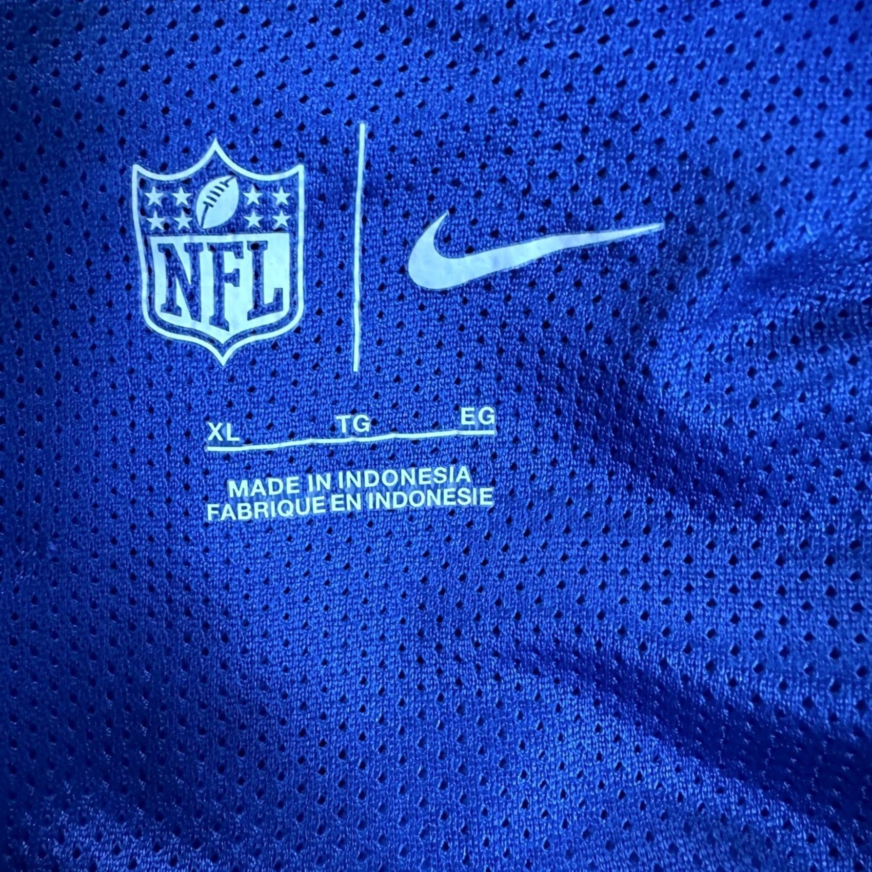 Nike Nike New York Giants Mens Full Zip Jacket XL Blue Long Sleeve Logo Football NFL Size US XL / EU 56 / 4 - 4 Thumbnail