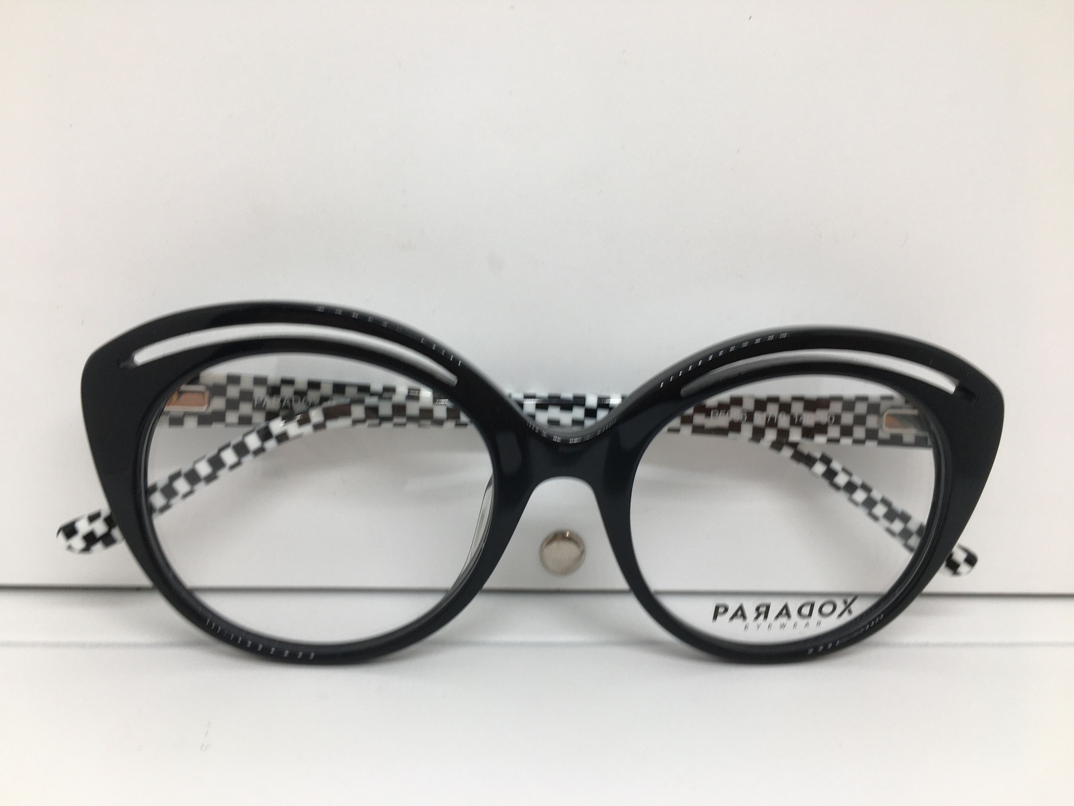 Other Paradox Op Art Cateye Eyeglasses Frame Diva Girls Size ONE SIZE - 7 Thumbnail