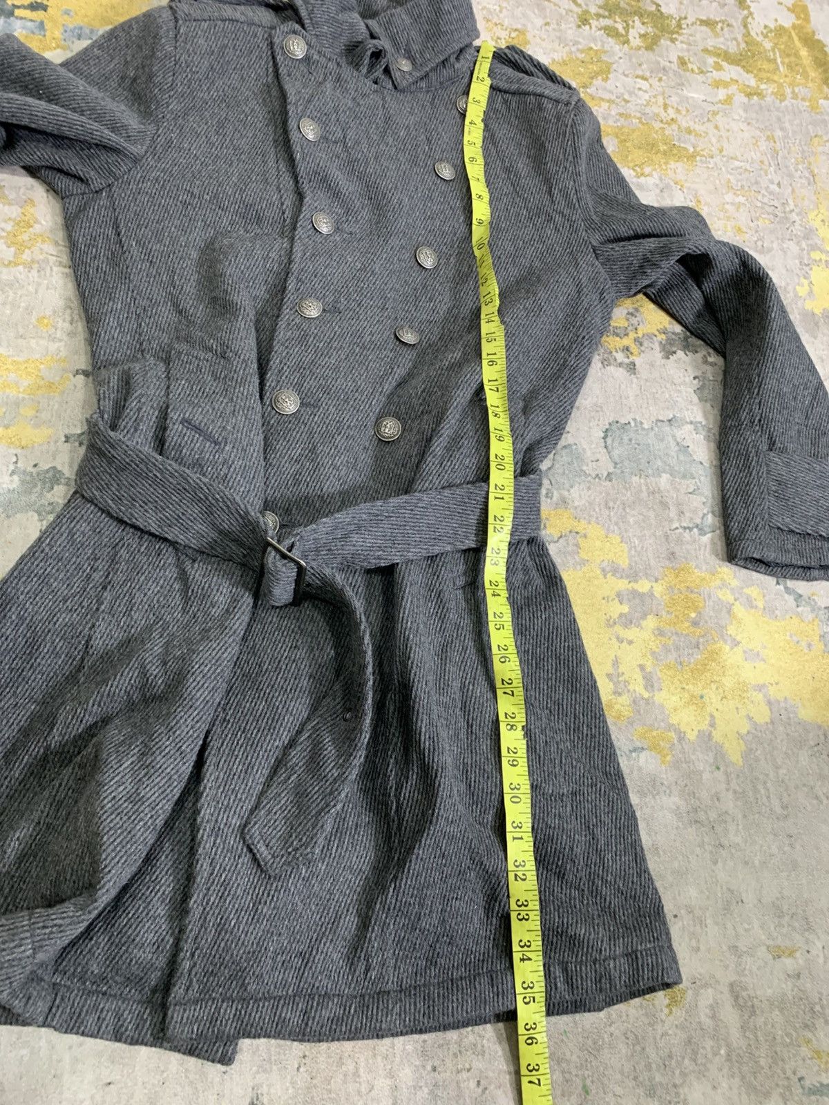 Schlussel Schlussel Double Breast Long Jacket wool Size US M / EU 48-50 / 2 - 10 Thumbnail