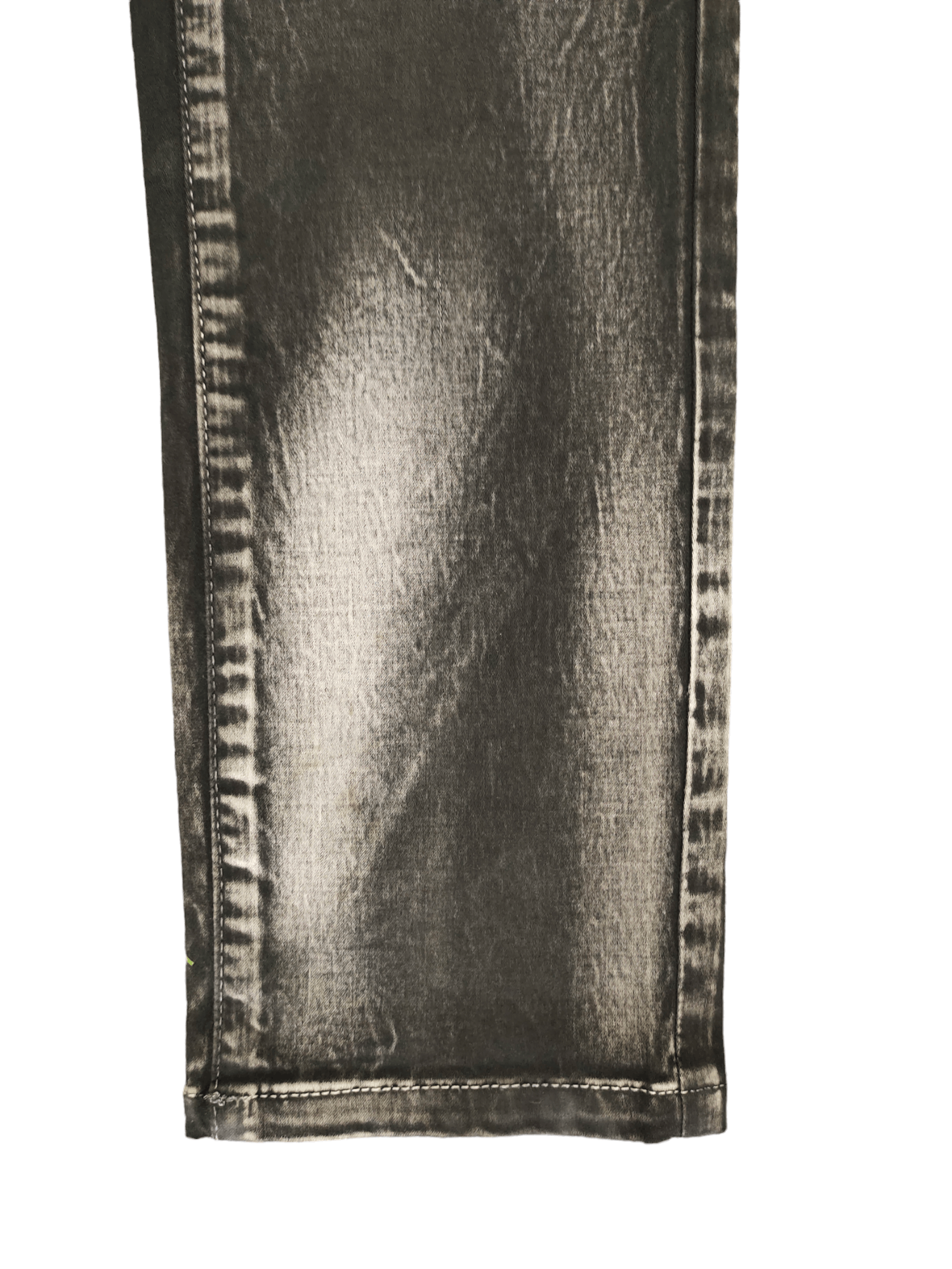 Tornado Mart 1990s Tornado Mart Japan Black Waxed Skinny Denim Pants Size US 29 - 7 Thumbnail