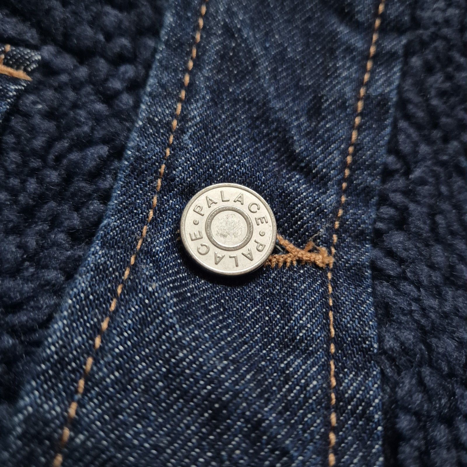 Palace Palace Grizzly Denim Jacket Indigo Medium Brand New FW21 Size US M / EU 48-50 / 2 - 11 Thumbnail