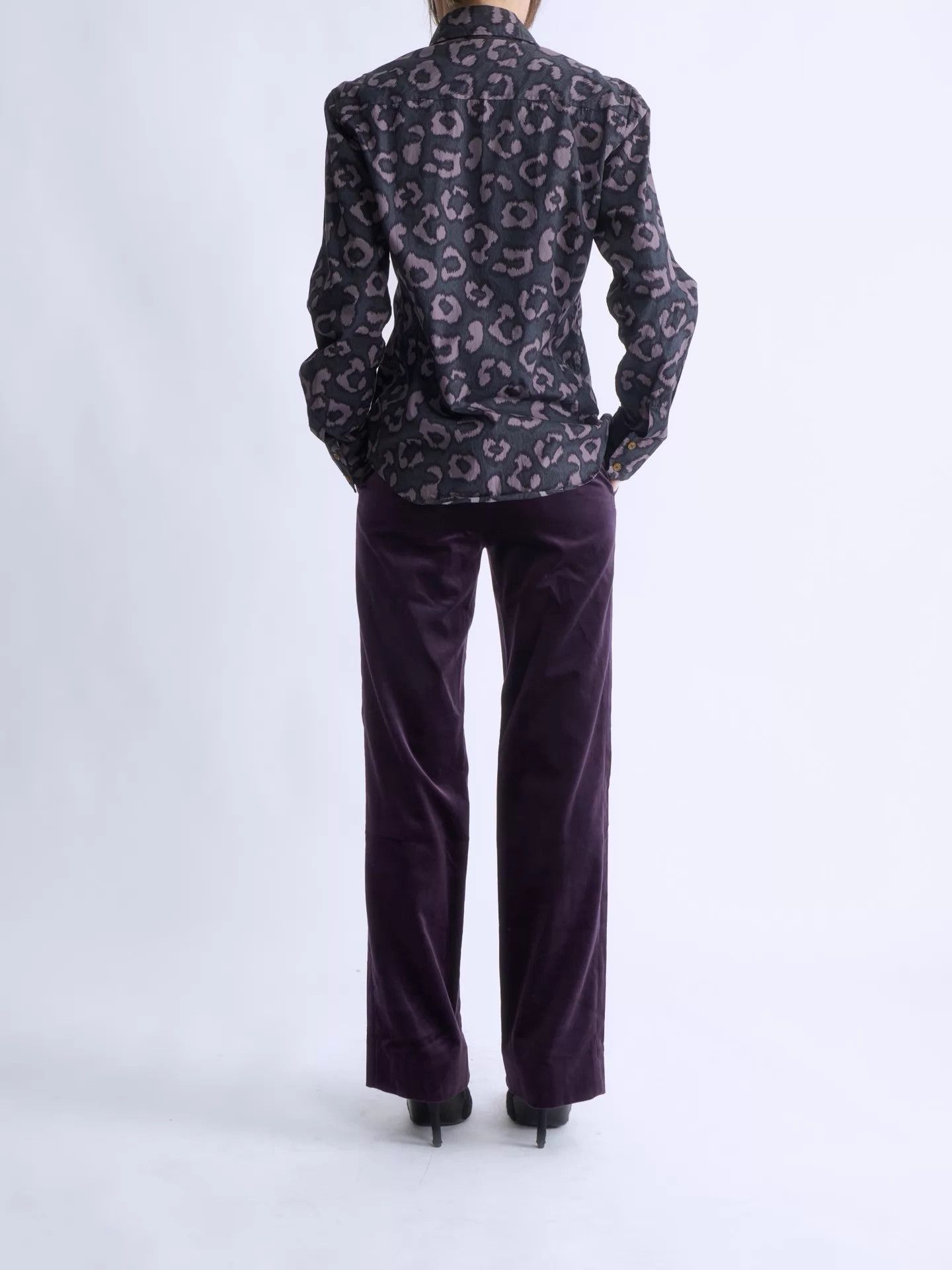 Vivienne Westwood Vivienne Westwood MAN’s Purple Leopard Print Shirt Size US S / EU 44-46 / 1 - 3 Thumbnail