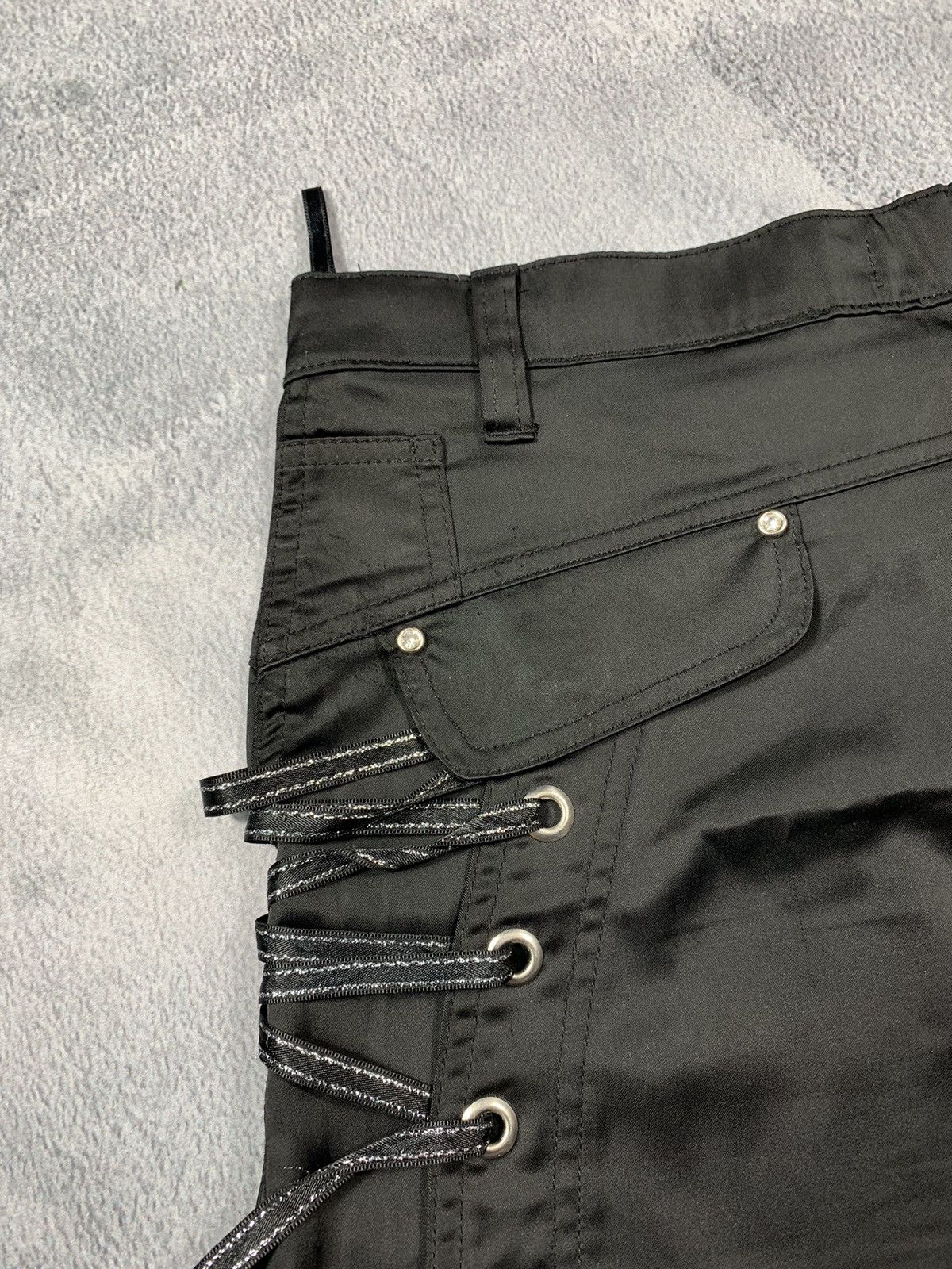 Vintage Vintage Y2K Avant Garde bondage mini skirt opium streetwear Size 30" / US 8 / IT 44 - 10 Thumbnail