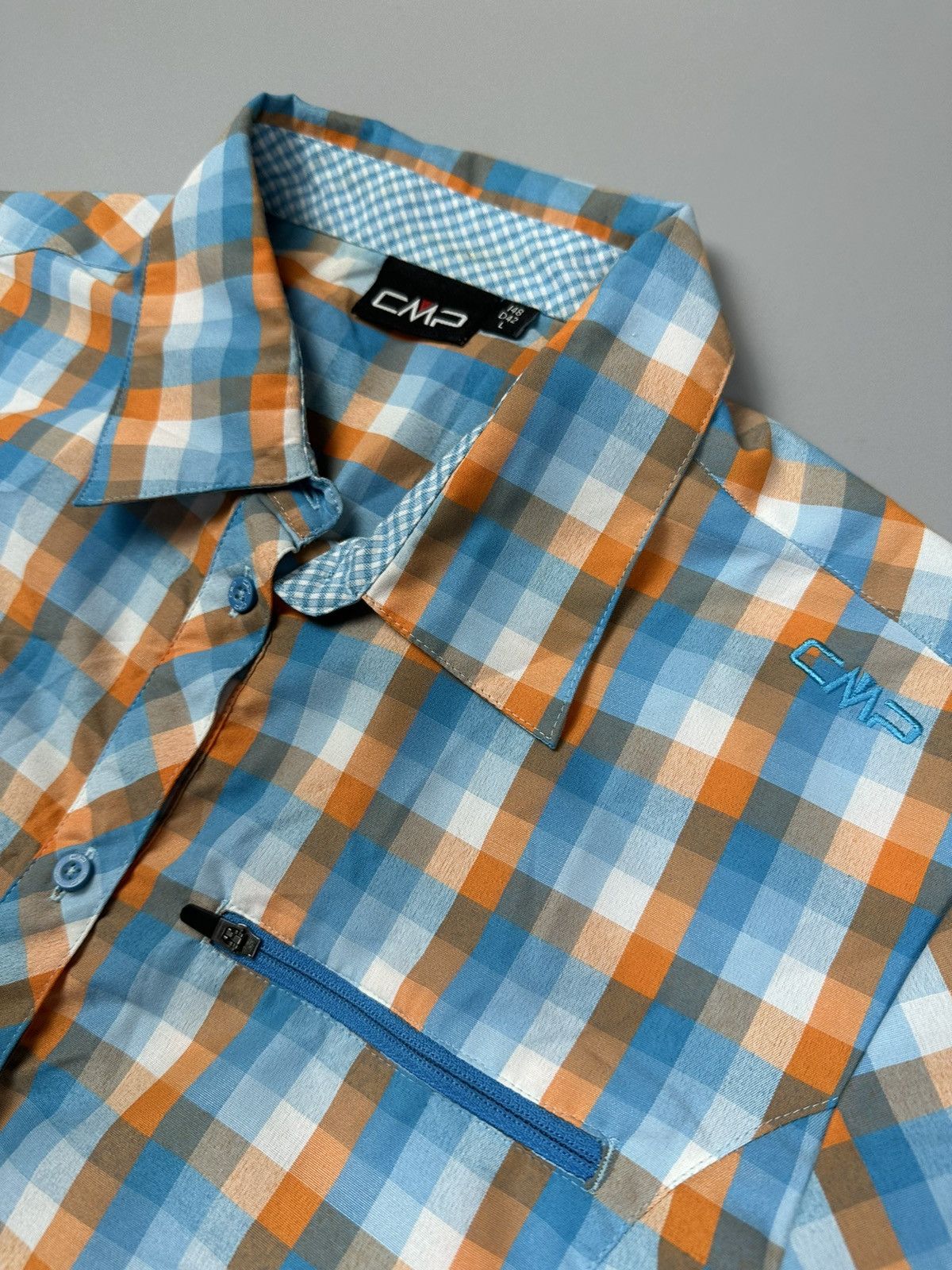 Other Unisex Short-sleeve button shirt CMP outdoor Size L / US 10 / IT 46 - 3 Thumbnail