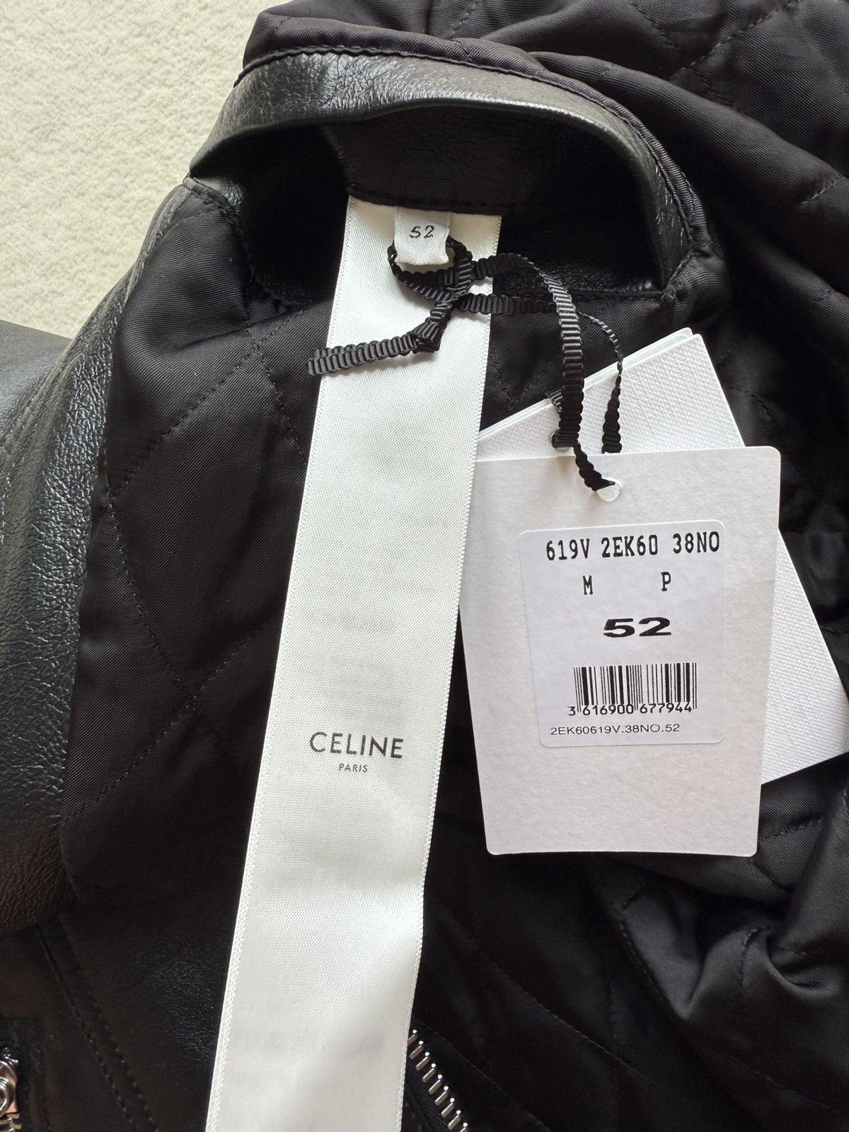 Celine $5.7k FW24 Celine Cafe Racer blouson leather jacket Hedi 52 Size US L / EU 52-54 / 3 - 23 Thumbnail