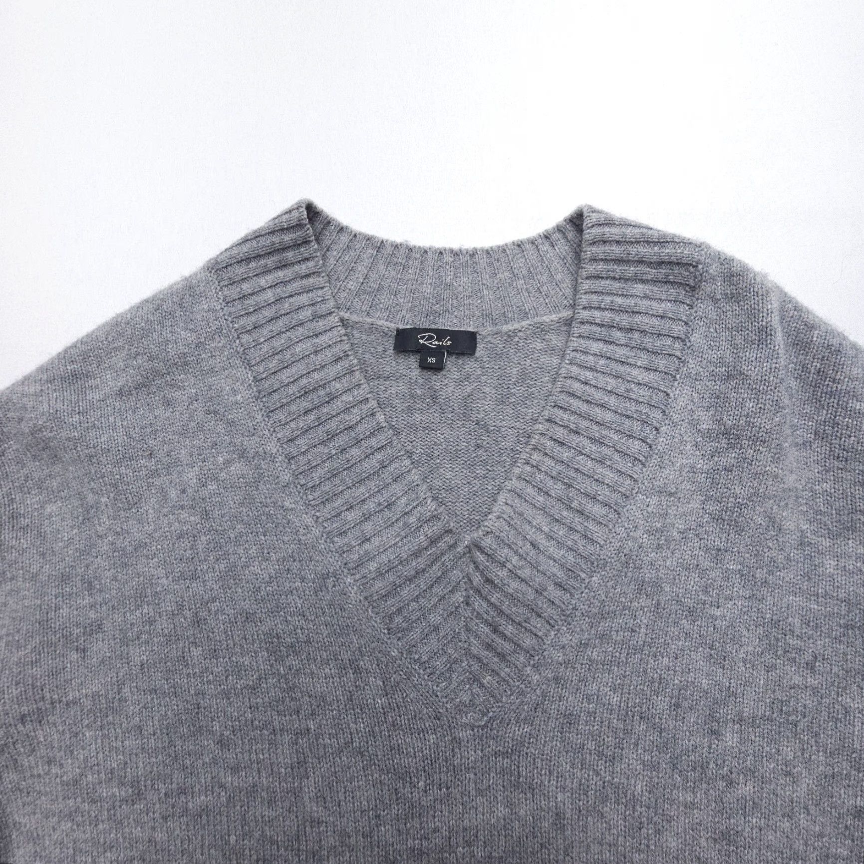 Rails Rails Wool Cashmere Sweater Pullover V-Neck Shirt XS Women Easy Casual Knit Vintage No Size XS / US 0-2 / IT 36-38 - 4 Thumbnail
