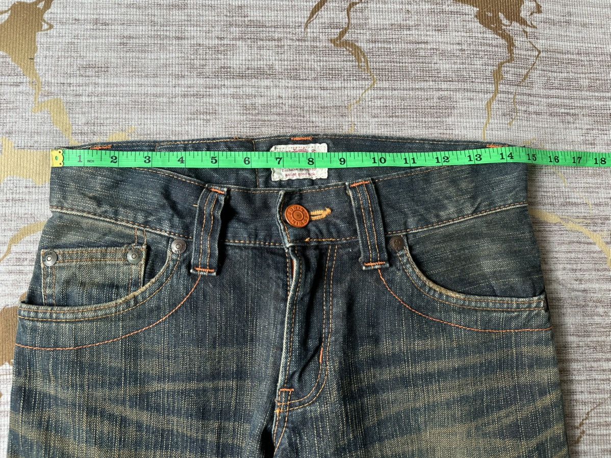 Japanese Brand Edwin XV Rusty Claw Marks Distressed Denim Size US 28 / EU 44 - 4 Thumbnail