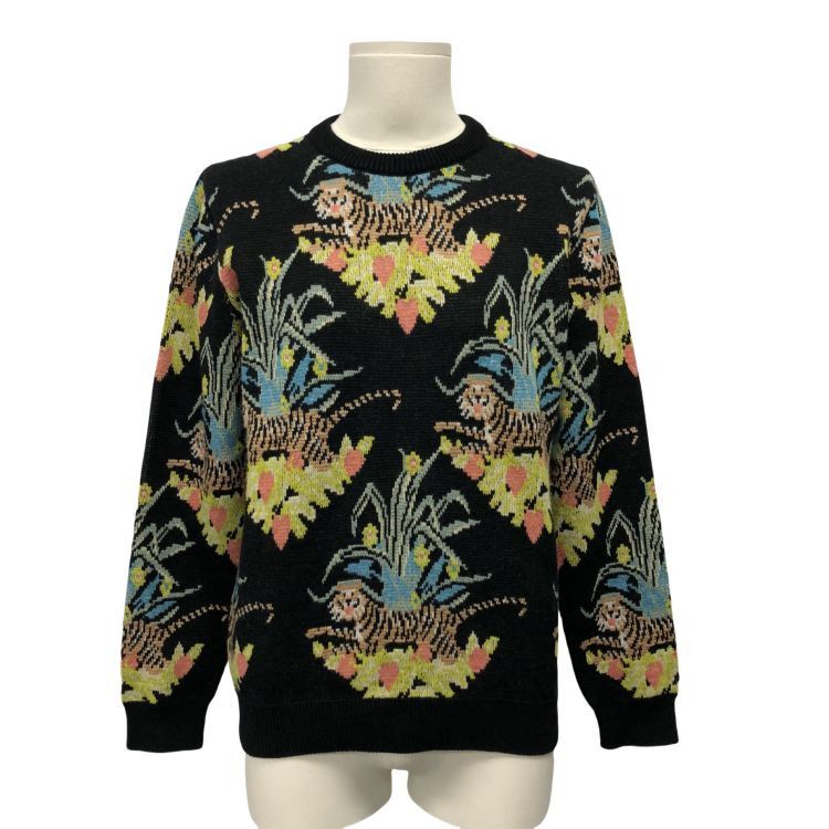 Gucci Gucci Tiger Print Sweater Size M Size US M / EU 48-50 / 2 - 1 Thumbnail
