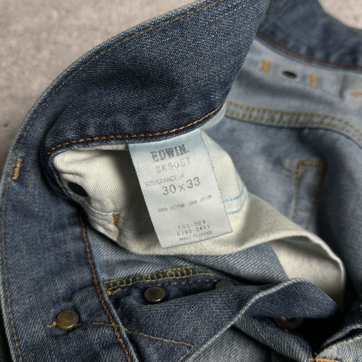 Edwin × Self Edge × Vintage Edwin “SEN” SK505T Made In Japan Selvedge Denim Jeans Size US 30 / EU 46 - 7 Thumbnail